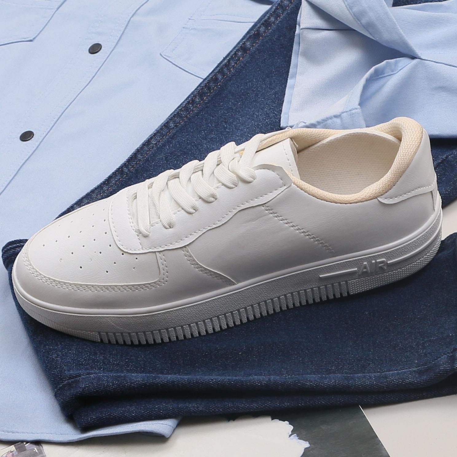 Pamuklu Kot Gömlek Kombini