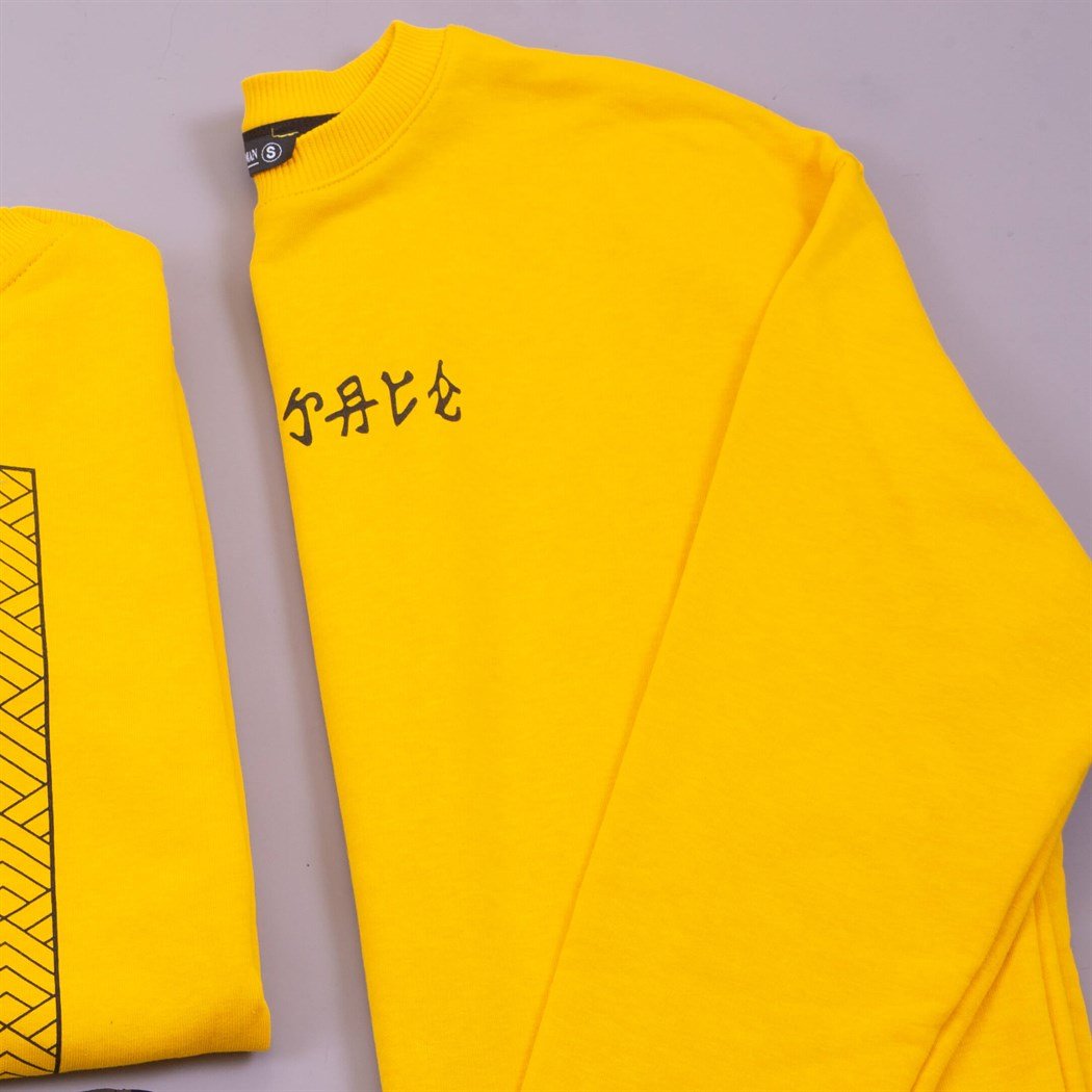 Sarı Sweat Pantolon Ayakkabı Kombin