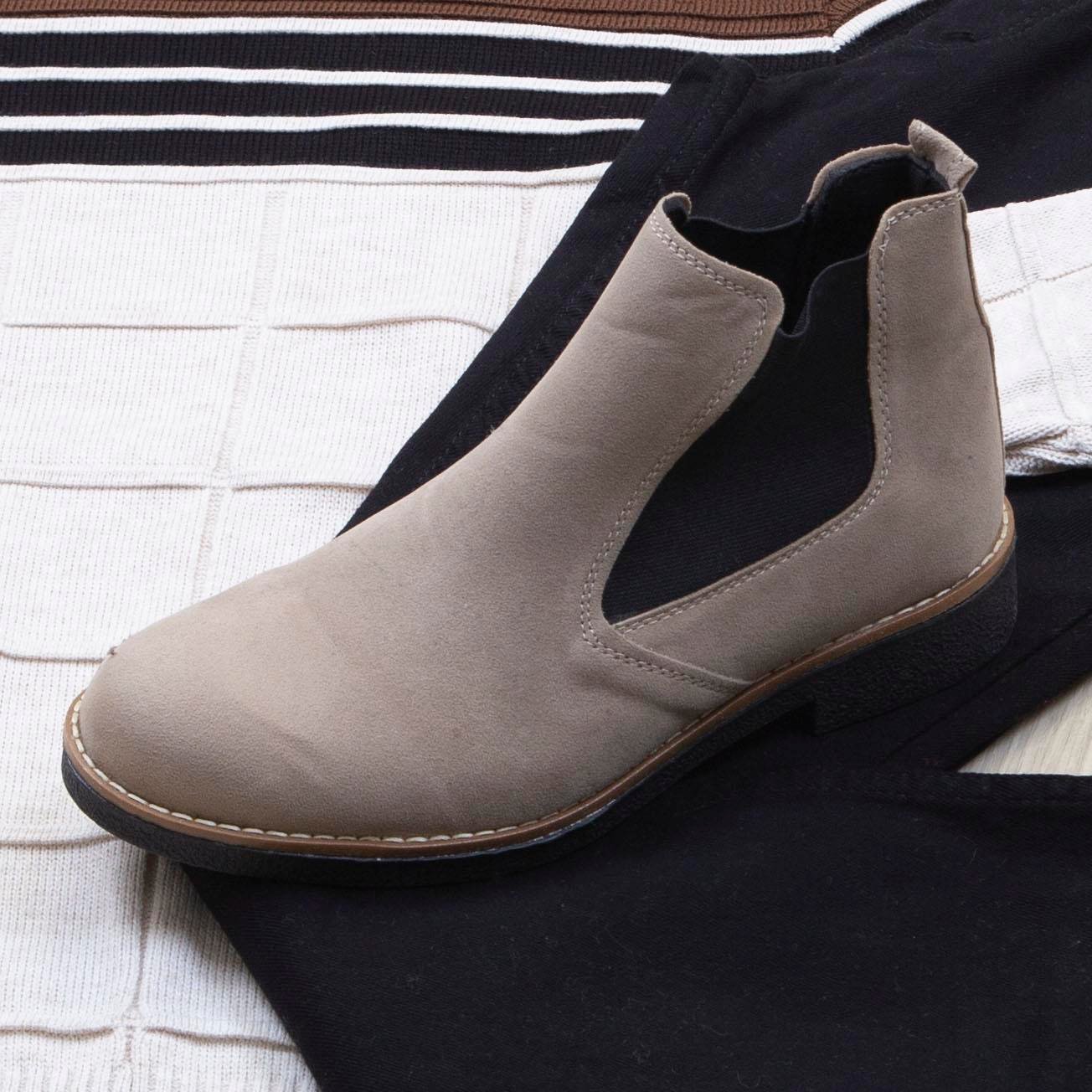 Şeritli Kazak Pantolon Bot Kombin