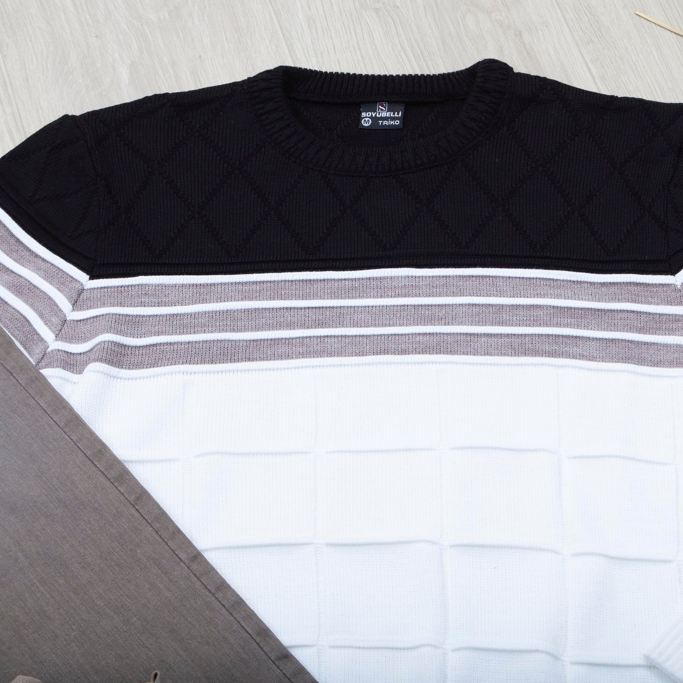 Şeritli Kazak Pantolon Bot Kombin