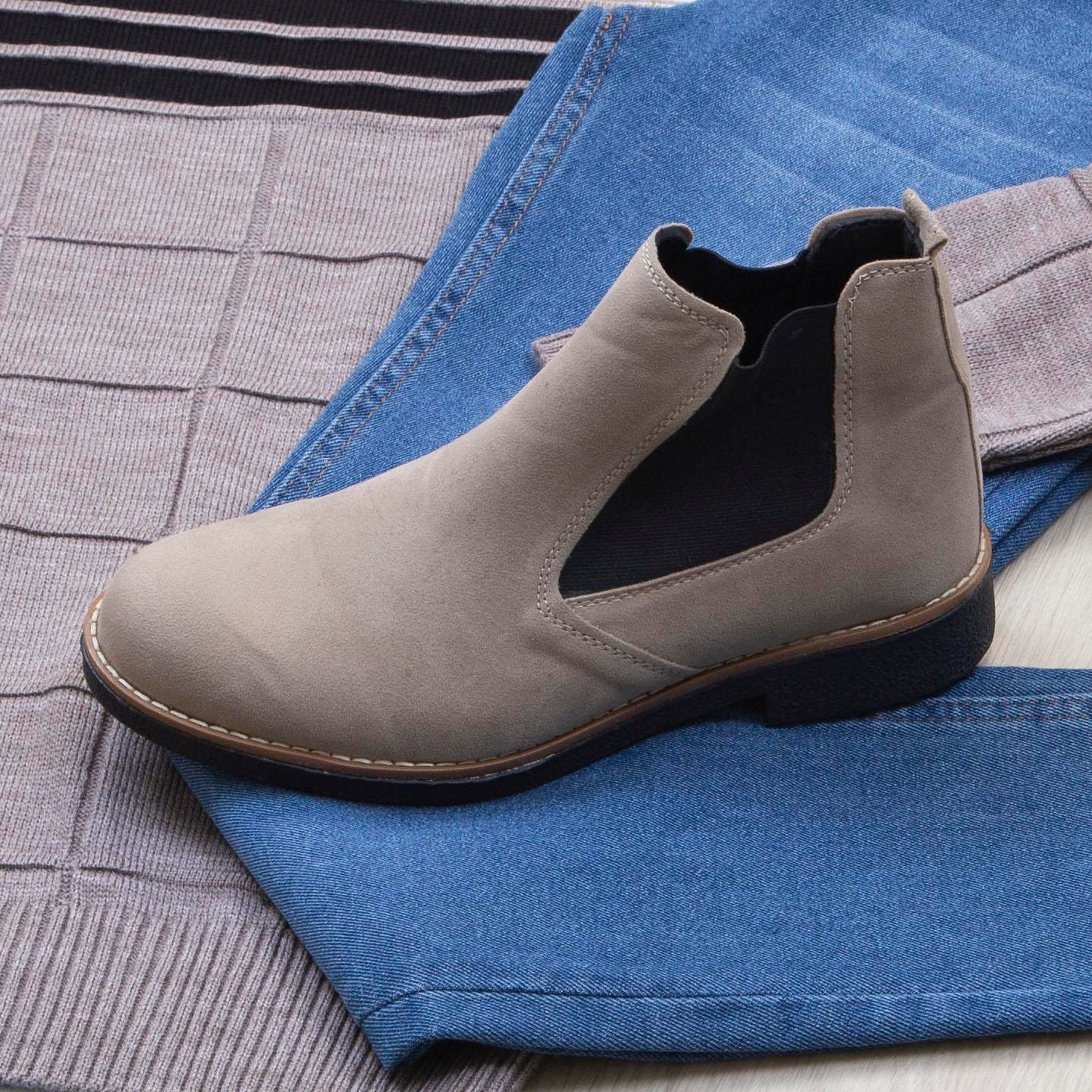 Şeritli Kazak Pantolon Bot Kombin