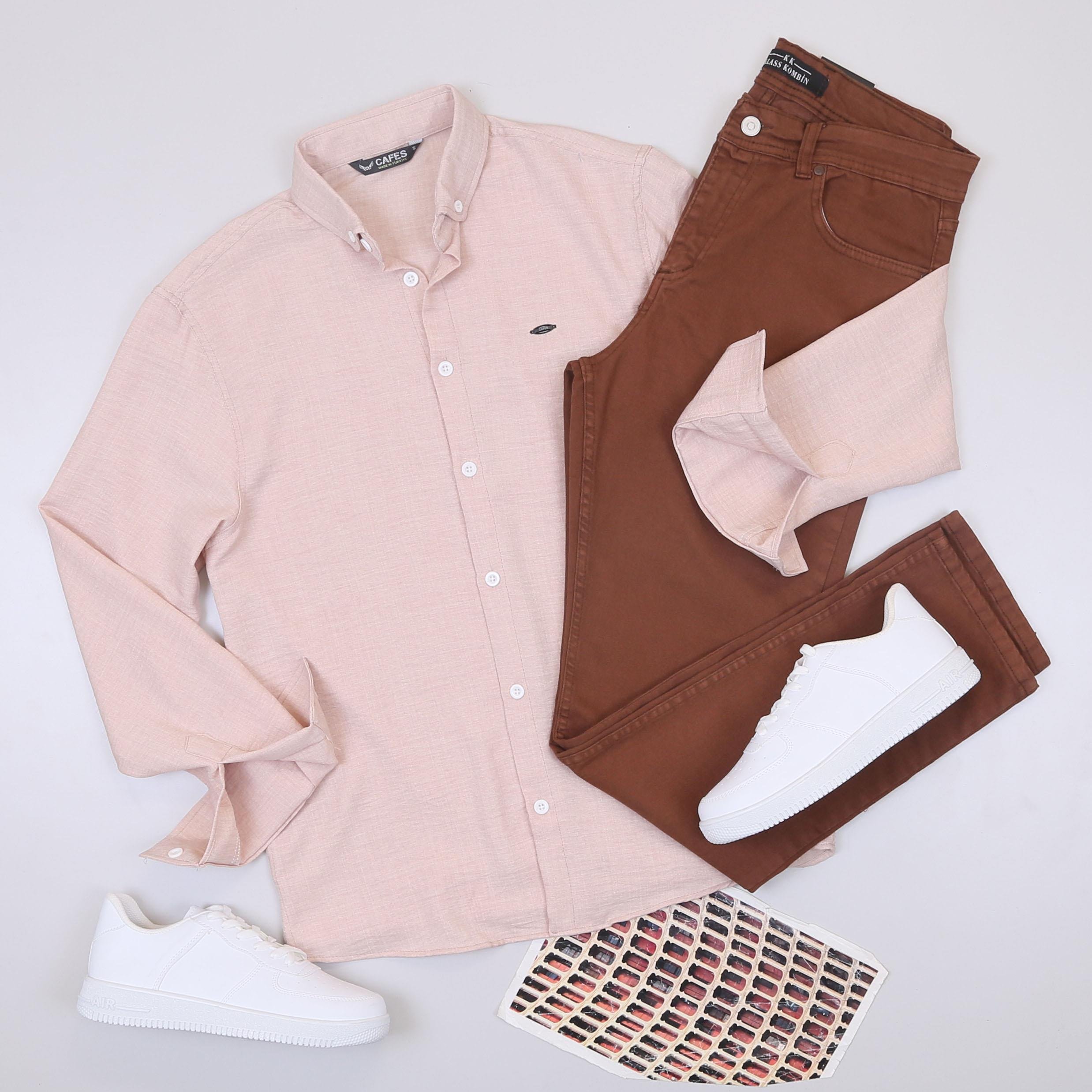 Şık Spor Gömlekli Kombin