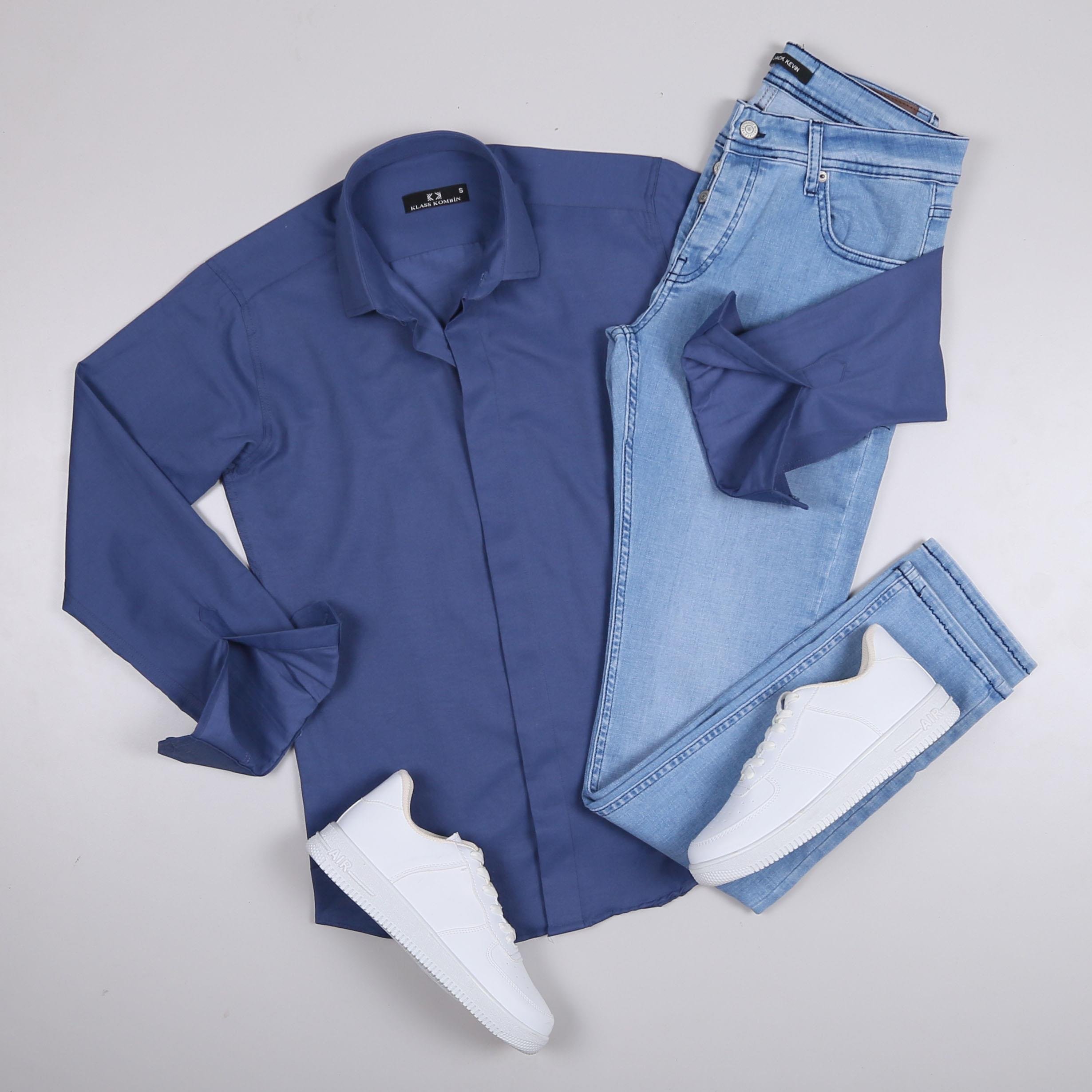 Şık Spor Gömlekli Kombin