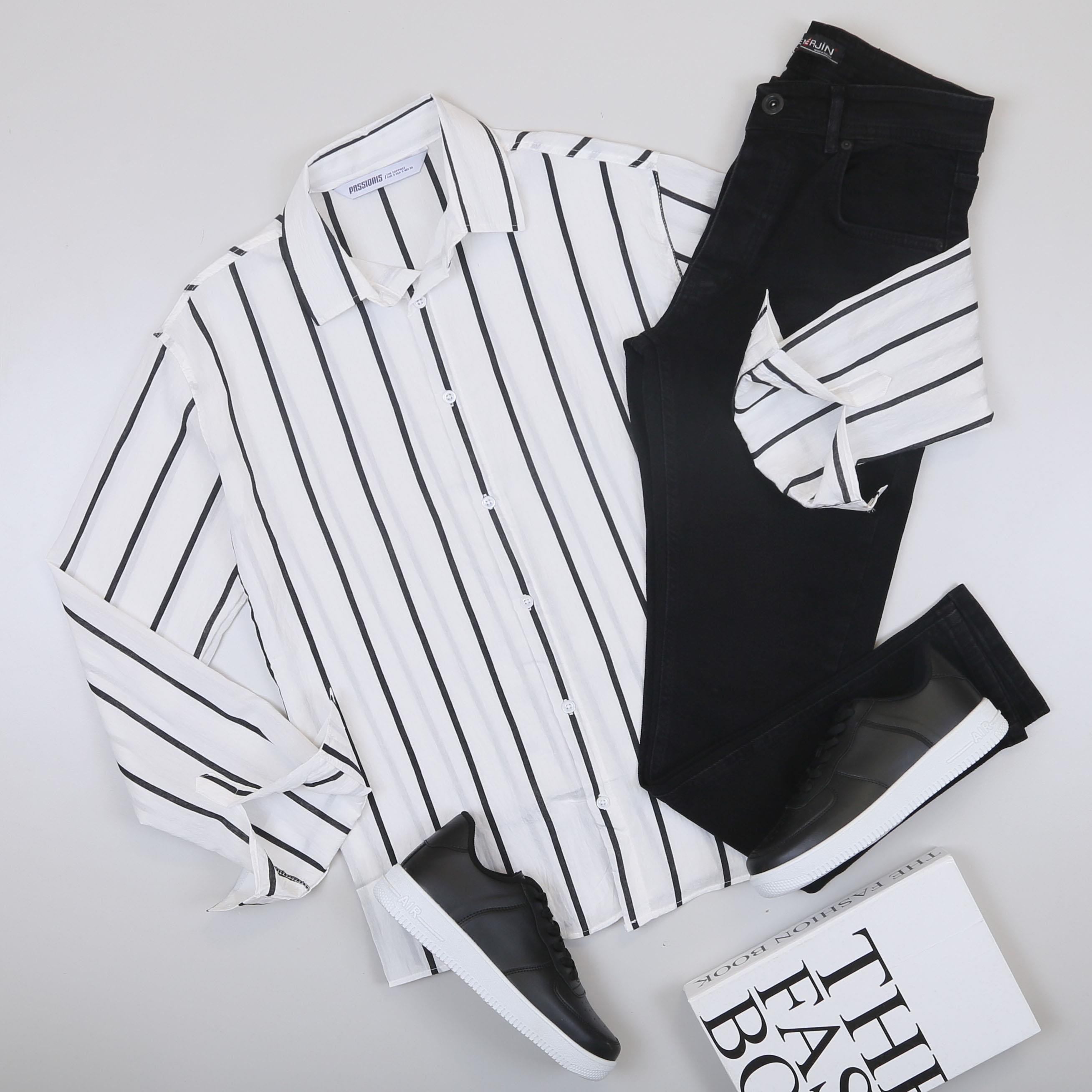 Şık Spor Gömlekli Kombin