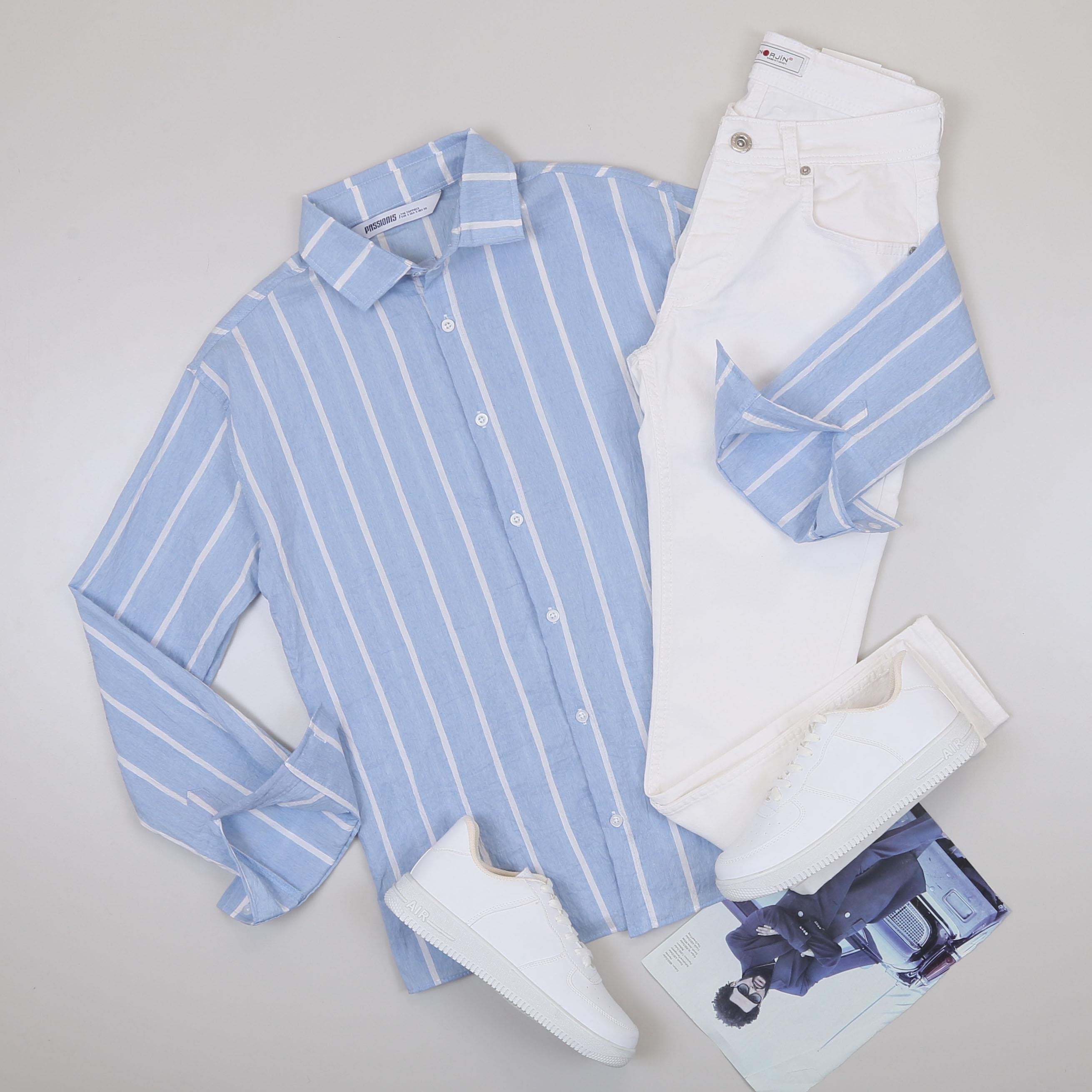 Şık Spor Gömlekli Kombin