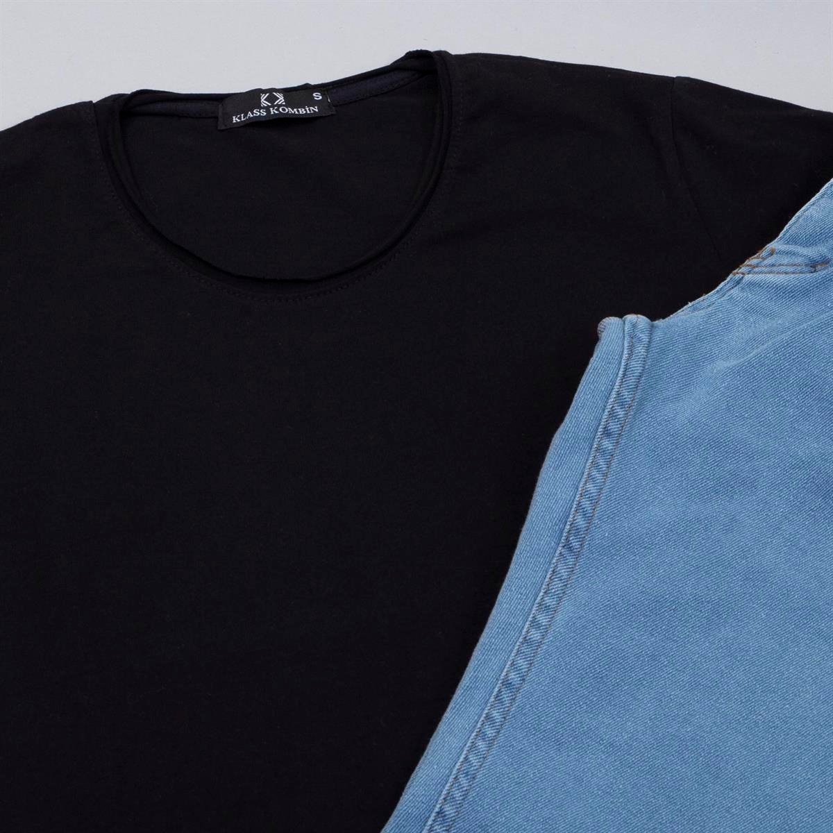 Siyah Basic Tişört Pantolon Ayakkabı Kombin