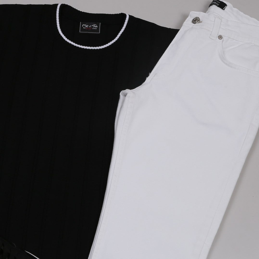 siyah bisiklet yaka Triko Polo Yaka Tişört  pantolon  ayakkabı Kombin