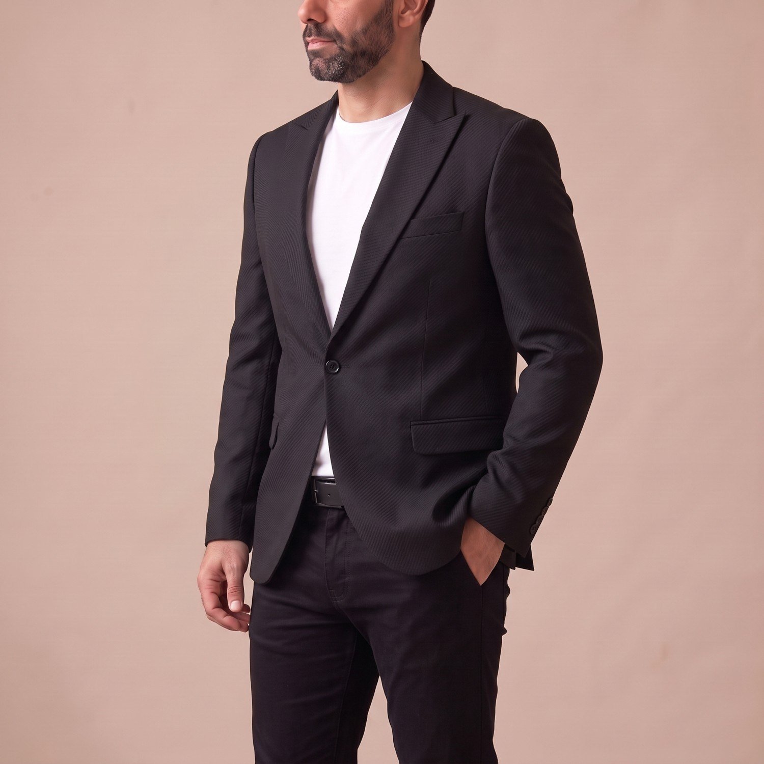 Siyah Blazer Ceket Erkek