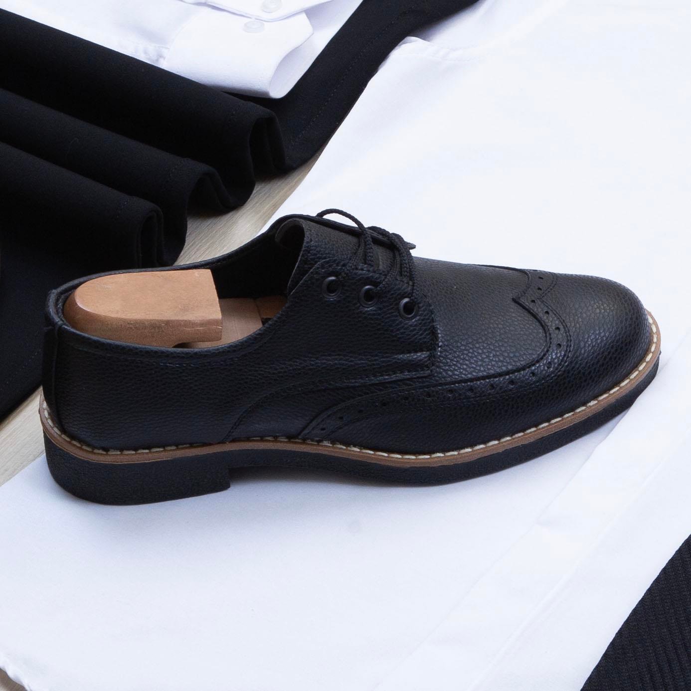 Siyah Blazer Ceket Gömlek Pantolon Ayakkabı Kombin