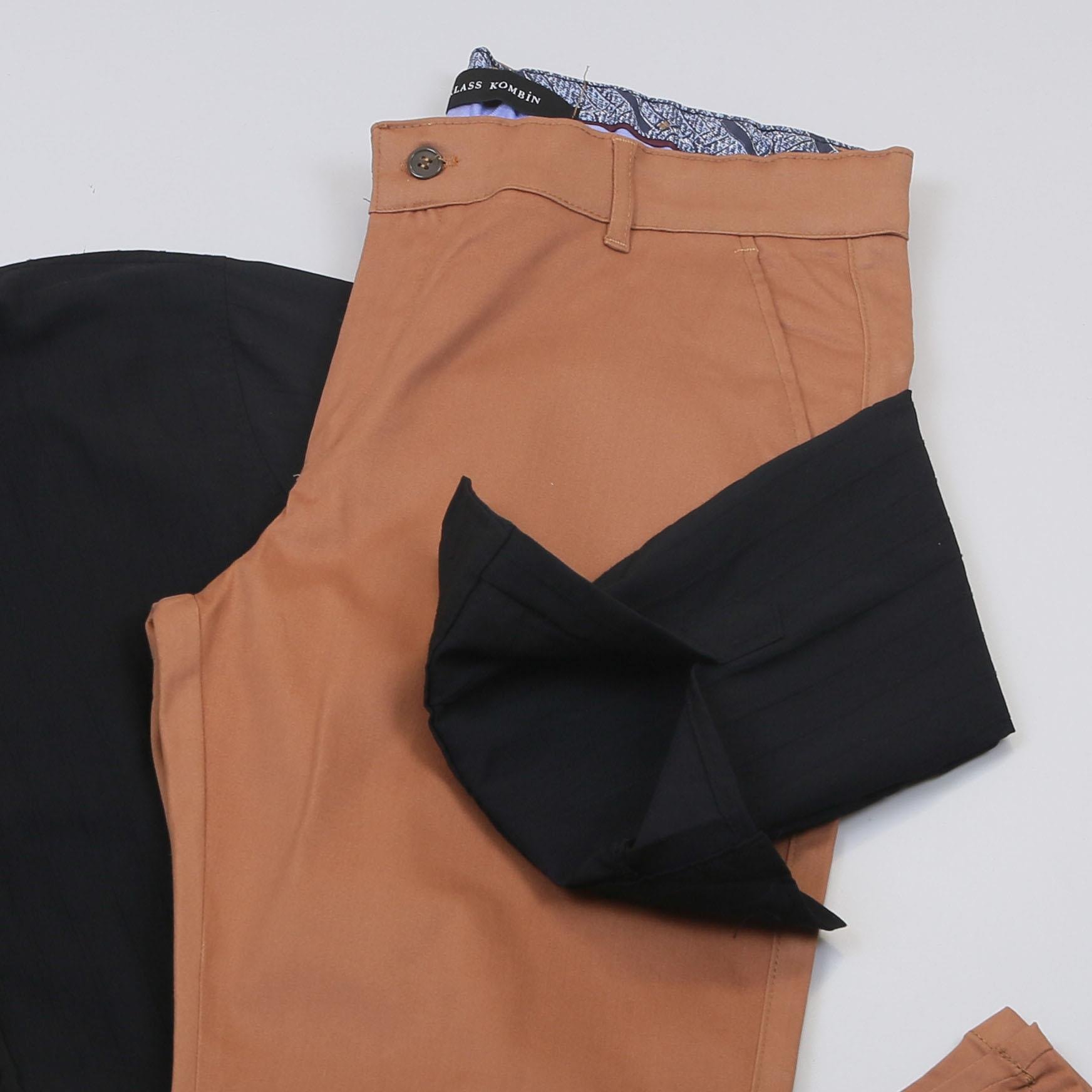 Siyah Çizgili Gömlek Pantolon Ayakkabı Kombin