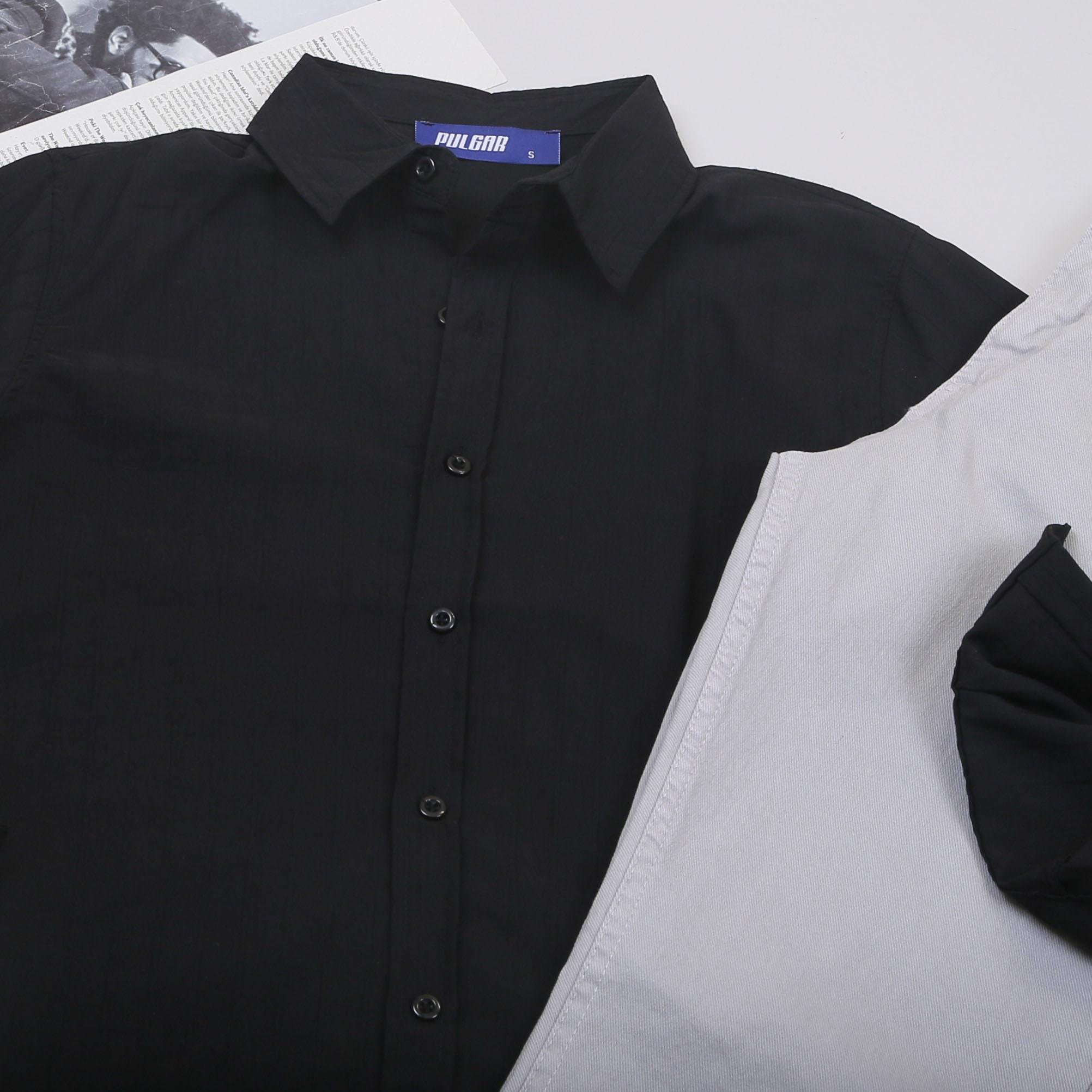 Siyah Çizgili Gömlek Pantolon Ayakkabı Kombin