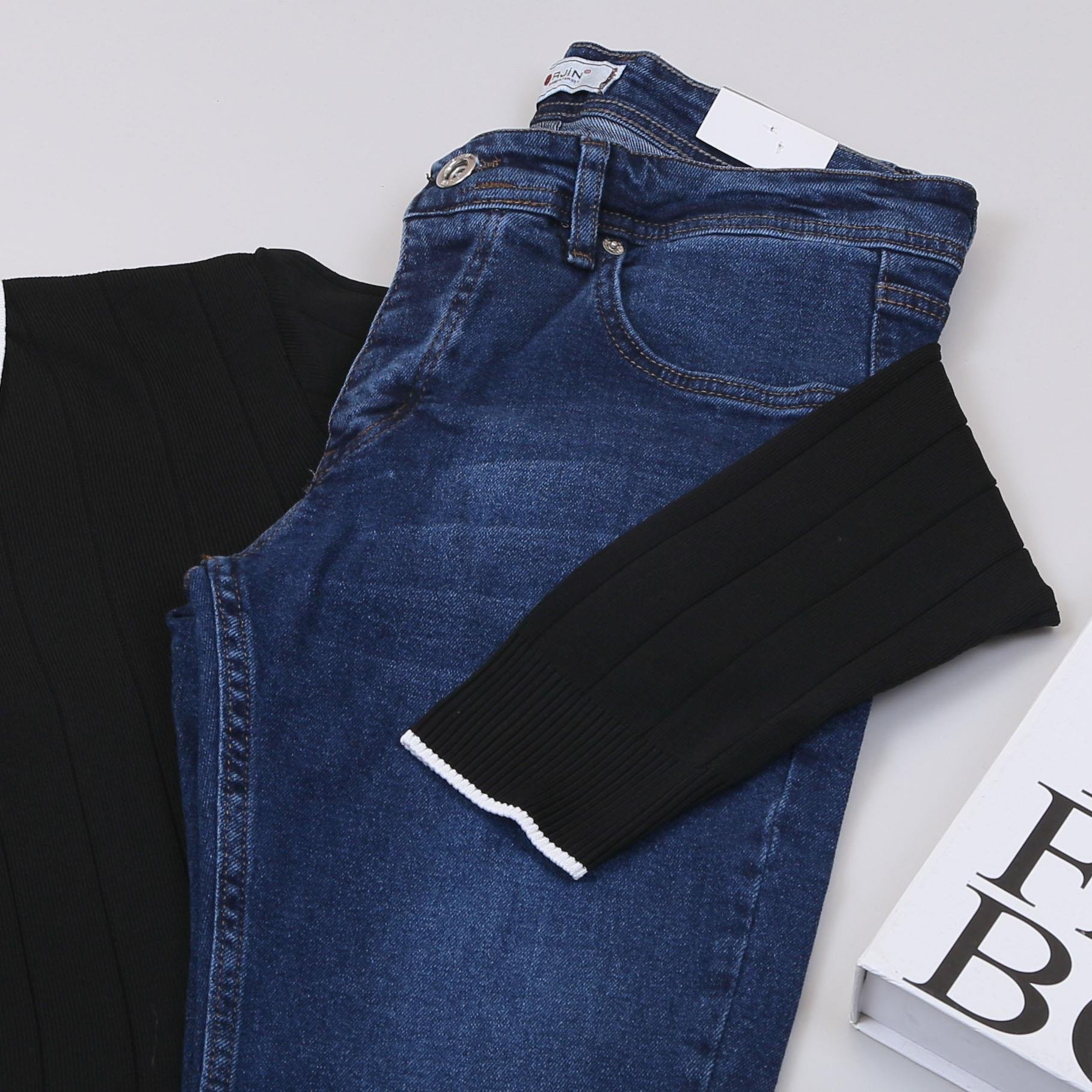 Siyah Çizgili Triko Polo Yaka Pantolon Ayakkabı Kombin