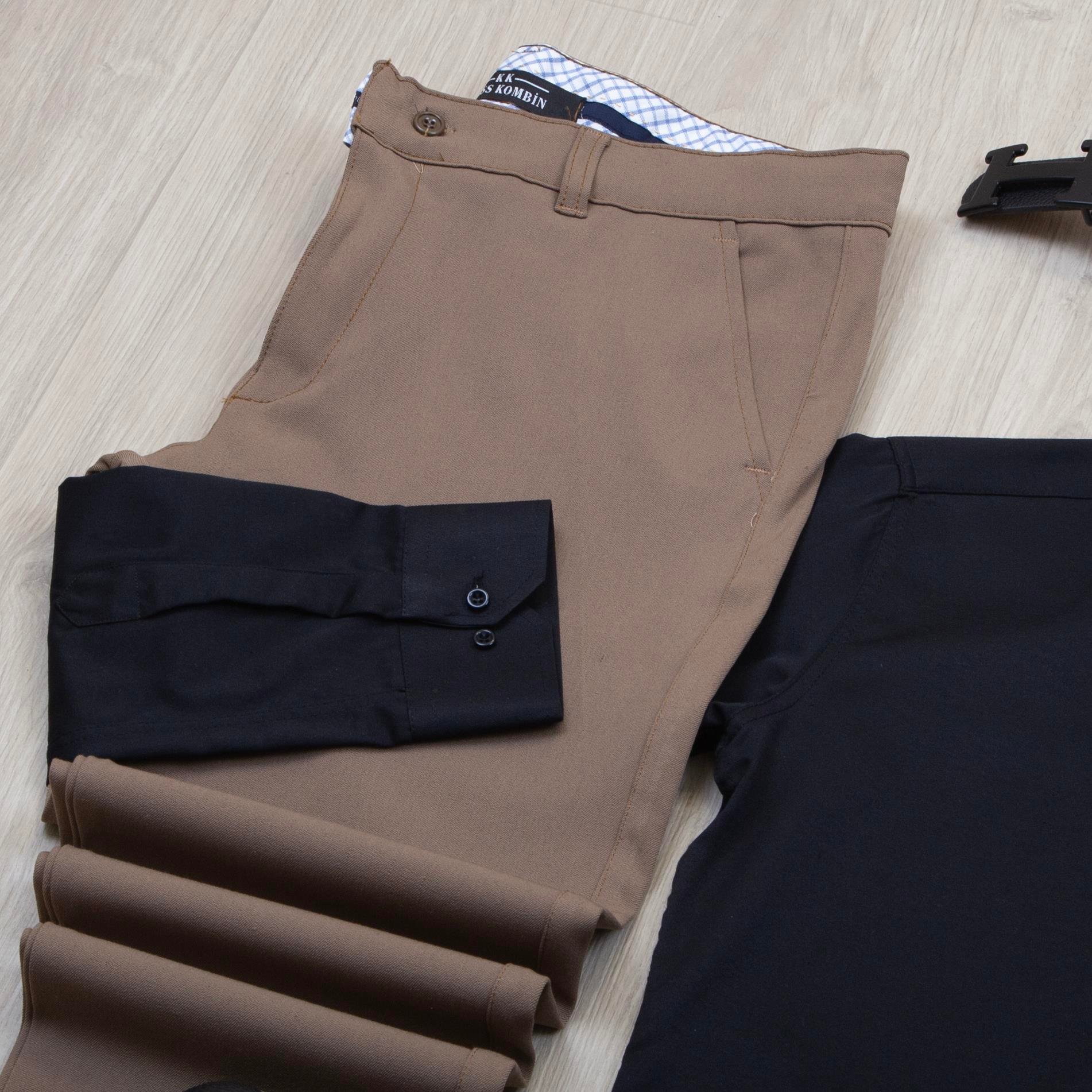 Siyah Gömlek Kahve Pantolon Ayakkabı Kombin