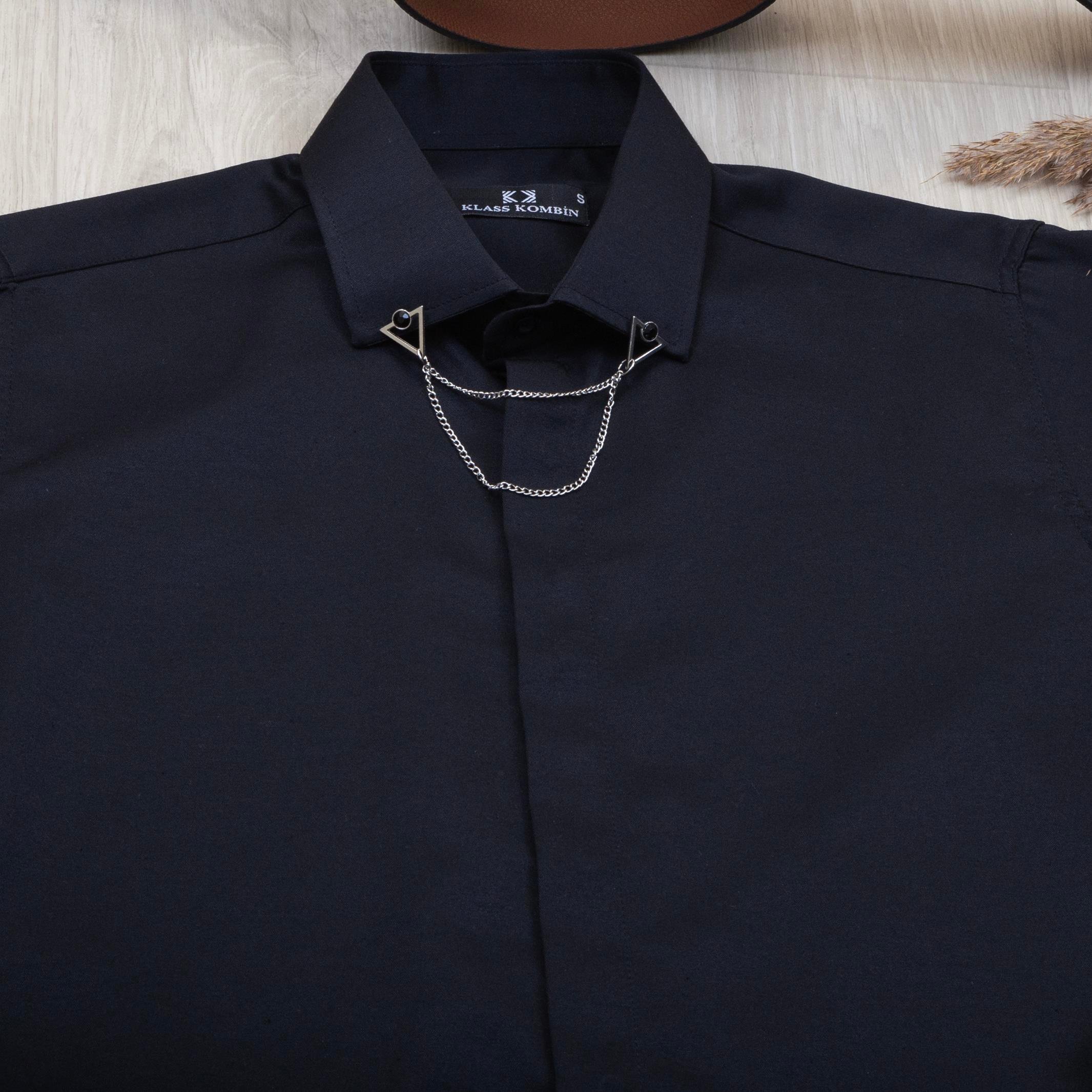 Siyah Gömlek Kahve Pantolon Ayakkabı Kombin