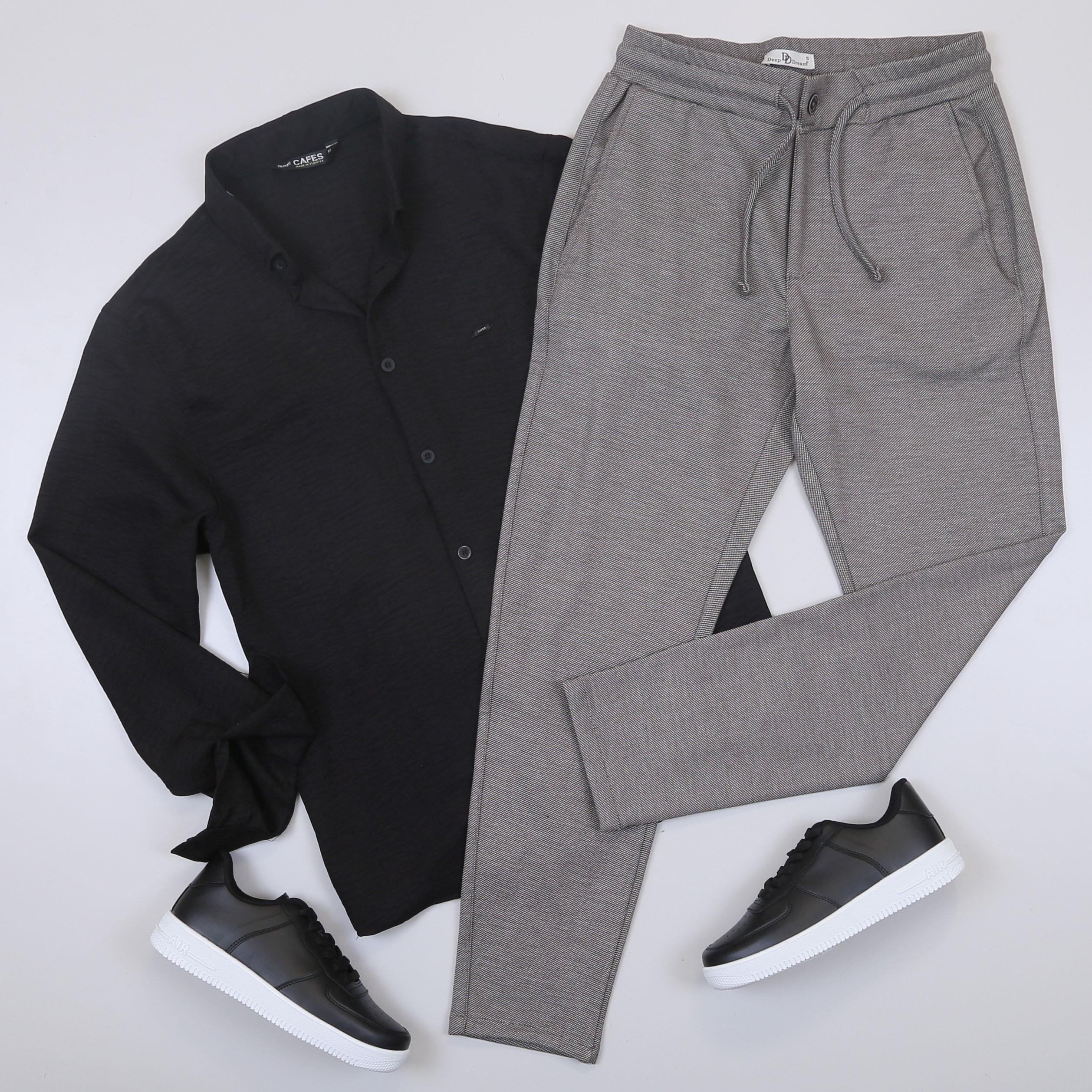Siyah Gömlek Pantolon Ayakkabı Kombin