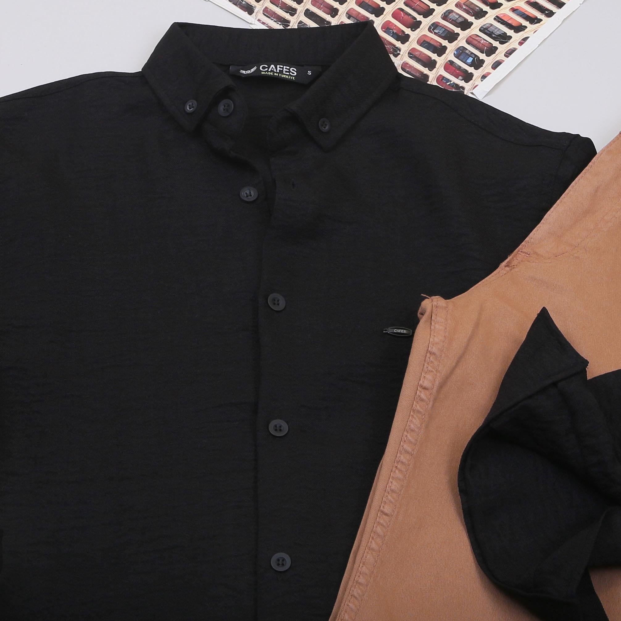 Siyah Gömlek Pantolon Ayakkabı Kombin