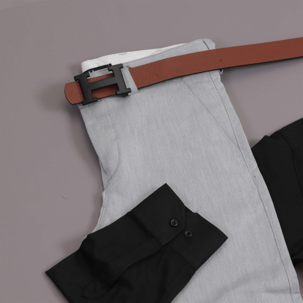 Siyah Gömlek Pantolon Ayakkabı Kombini