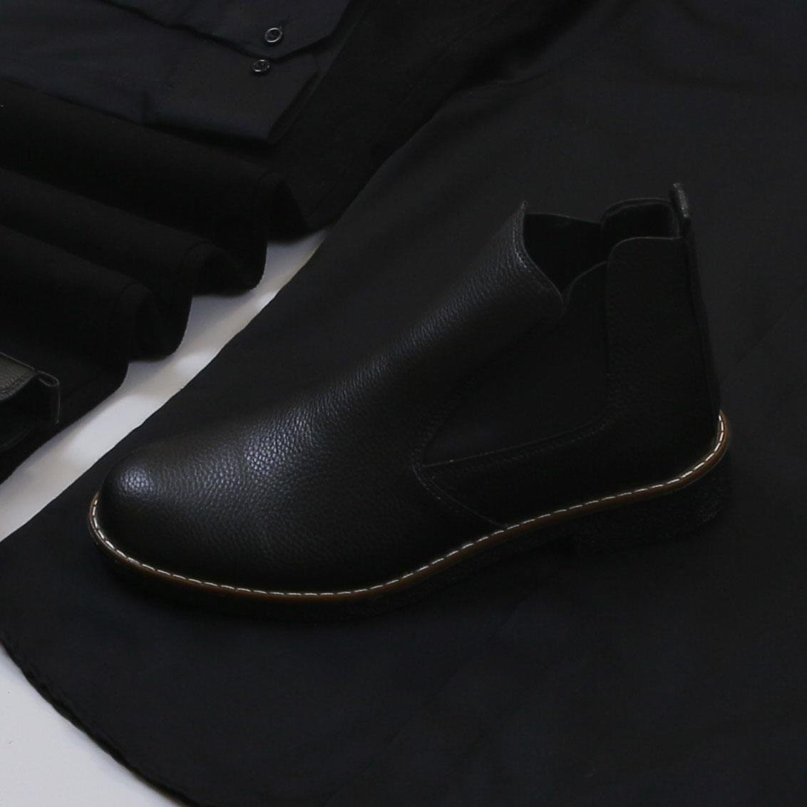 Siyah Gömlek Pantolon Bot Kombin