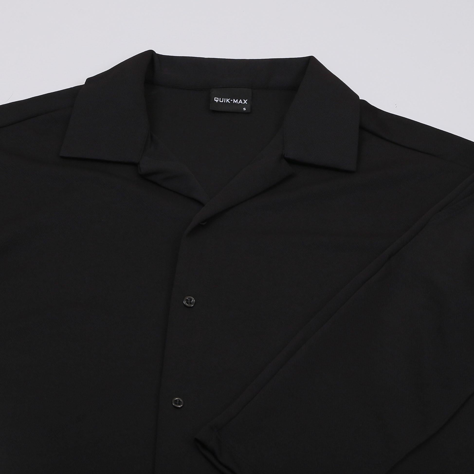 Siyah Gömlek Şort  Ayakkabı Kombin