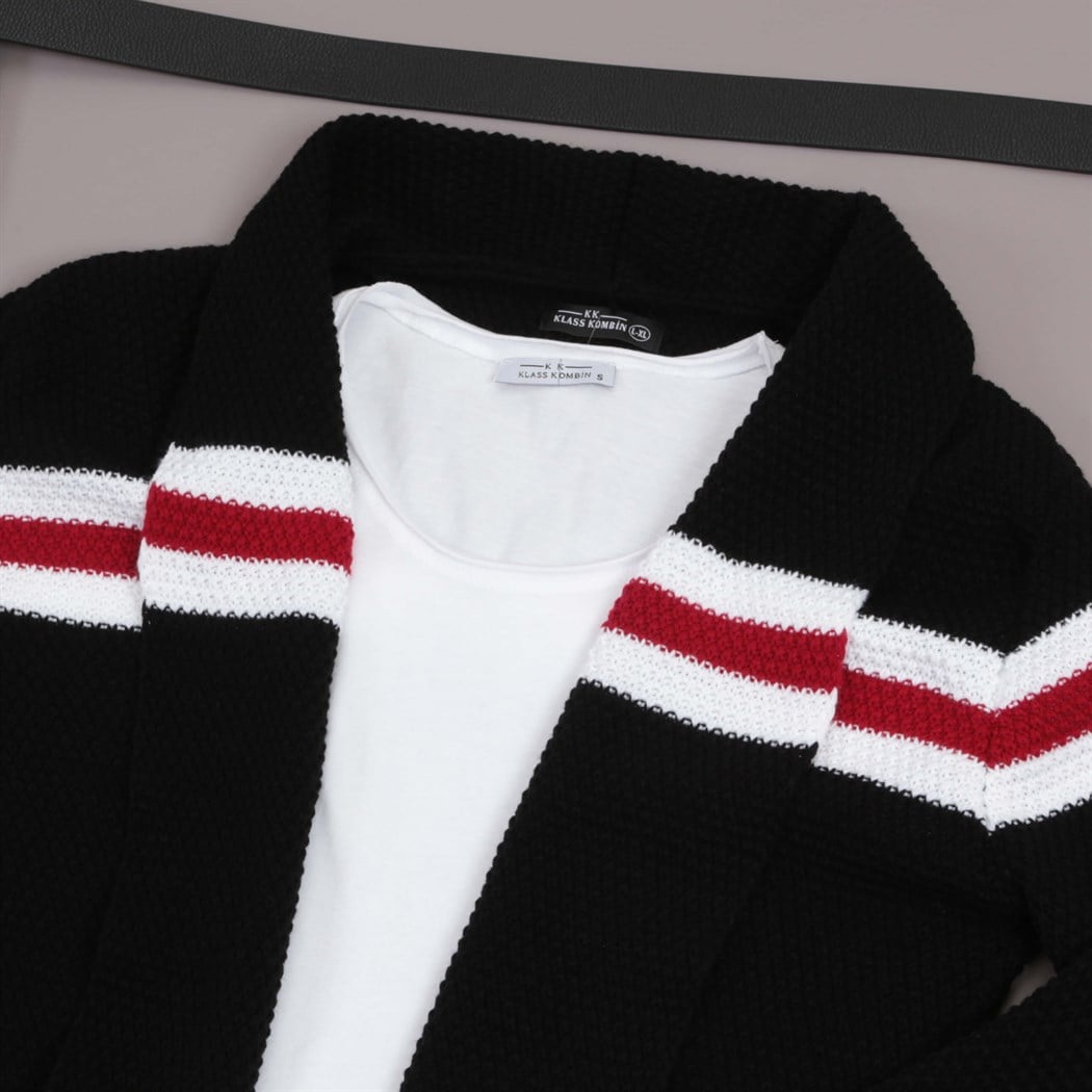 Siyah Hırka Pantolon Ayakkabı Kombini