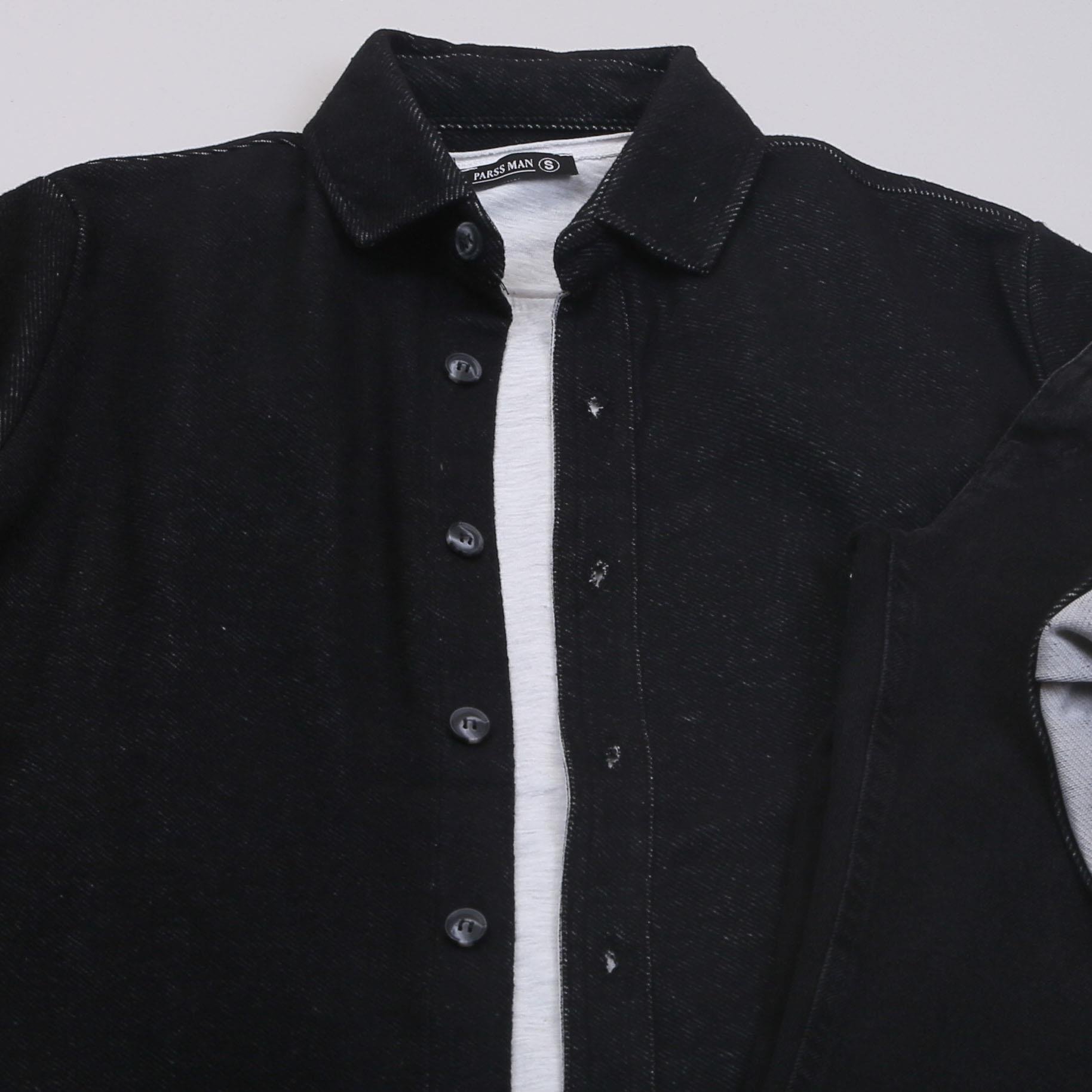 Siyah Kaşe Gömlek Tişört Pantolon Ayakkabı Kombin