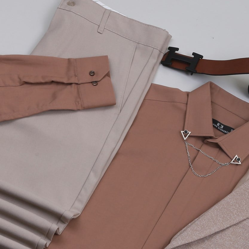 Siyah Kırçıllı  Blazer Cekt Gri Gömlek Gri Pantolon  Ayakkabı Kombin