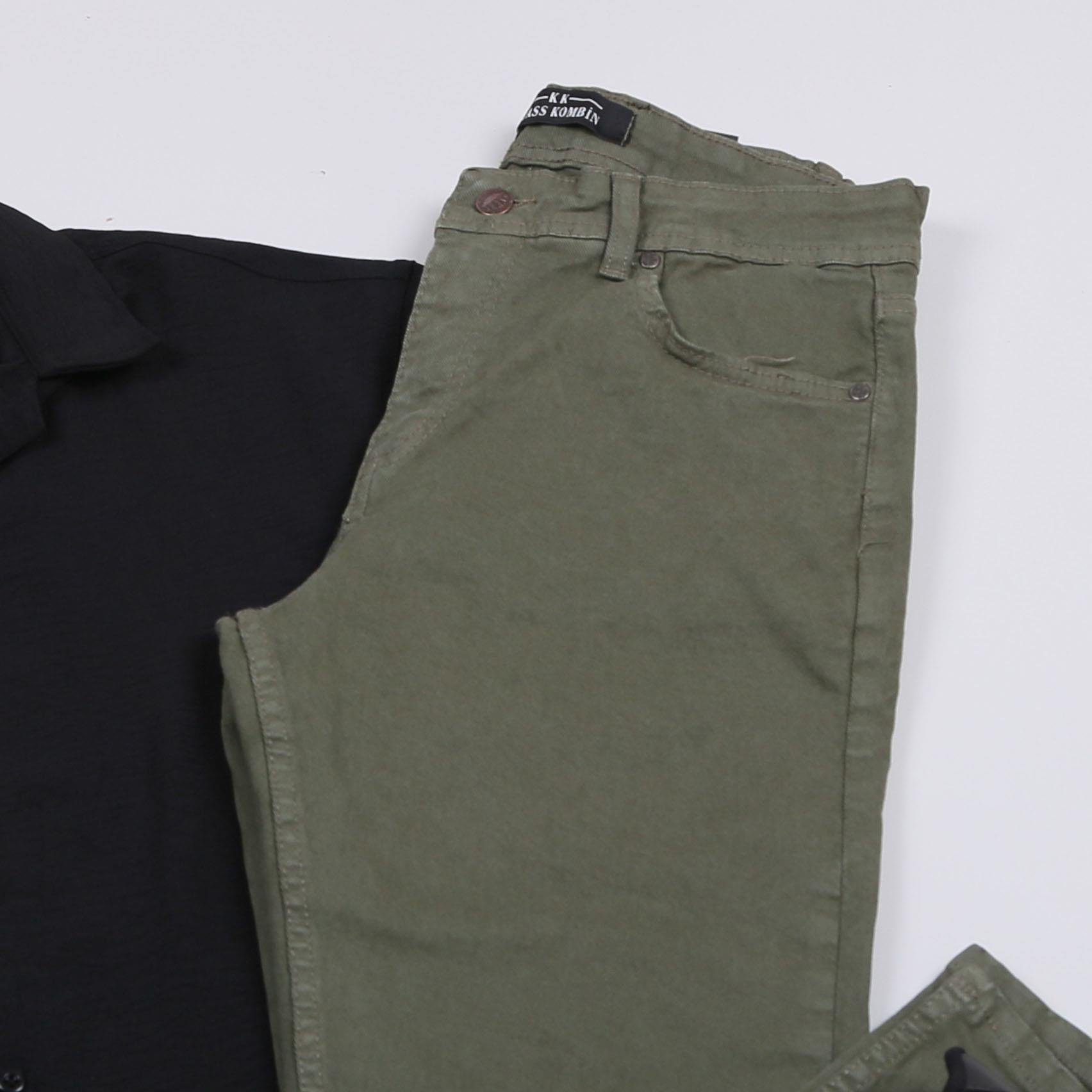 Siyah Kısa Kol Gömlek Pantolon Ayakkabı Kombin