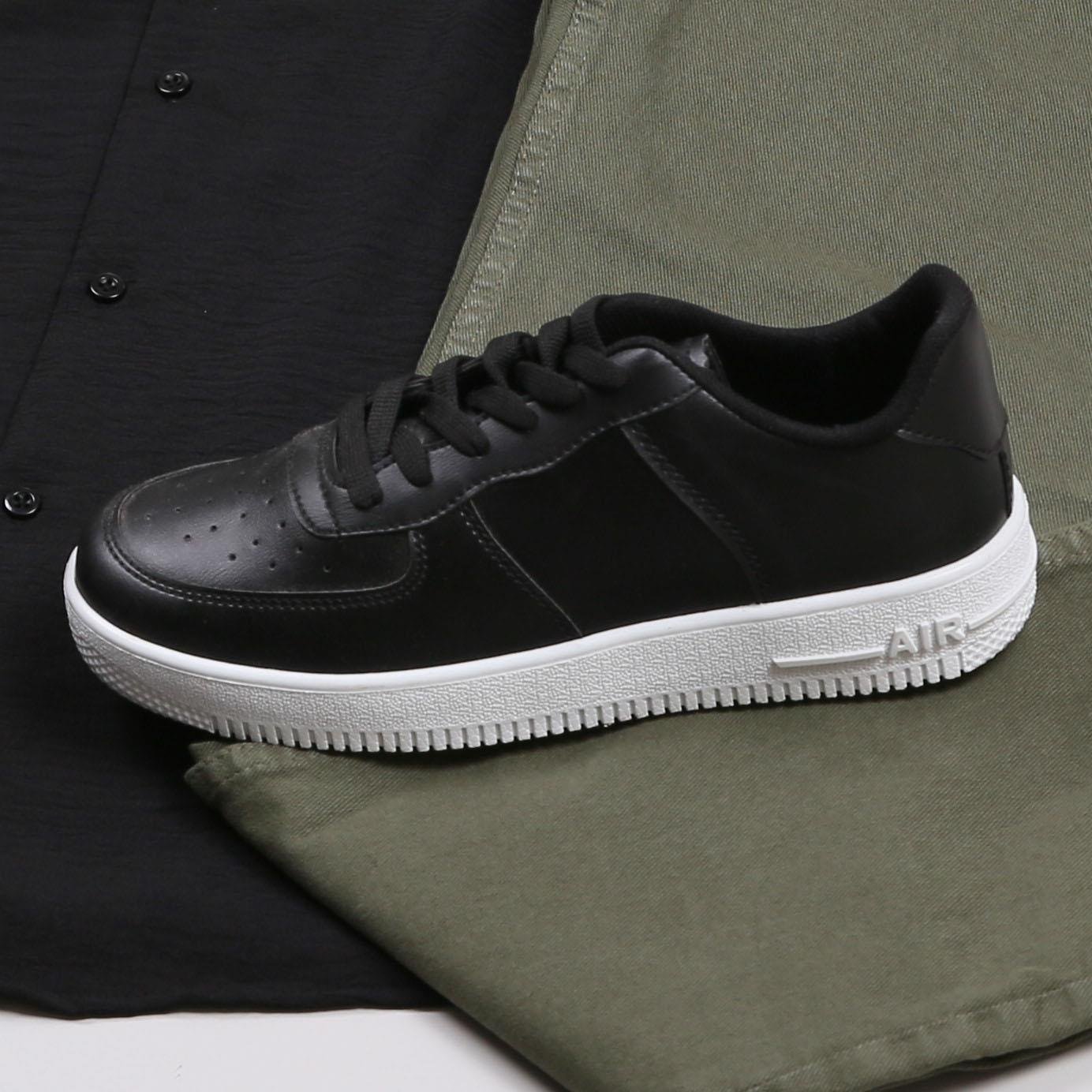 Siyah Kısa Kol Gömlek Pantolon Ayakkabı Kombin