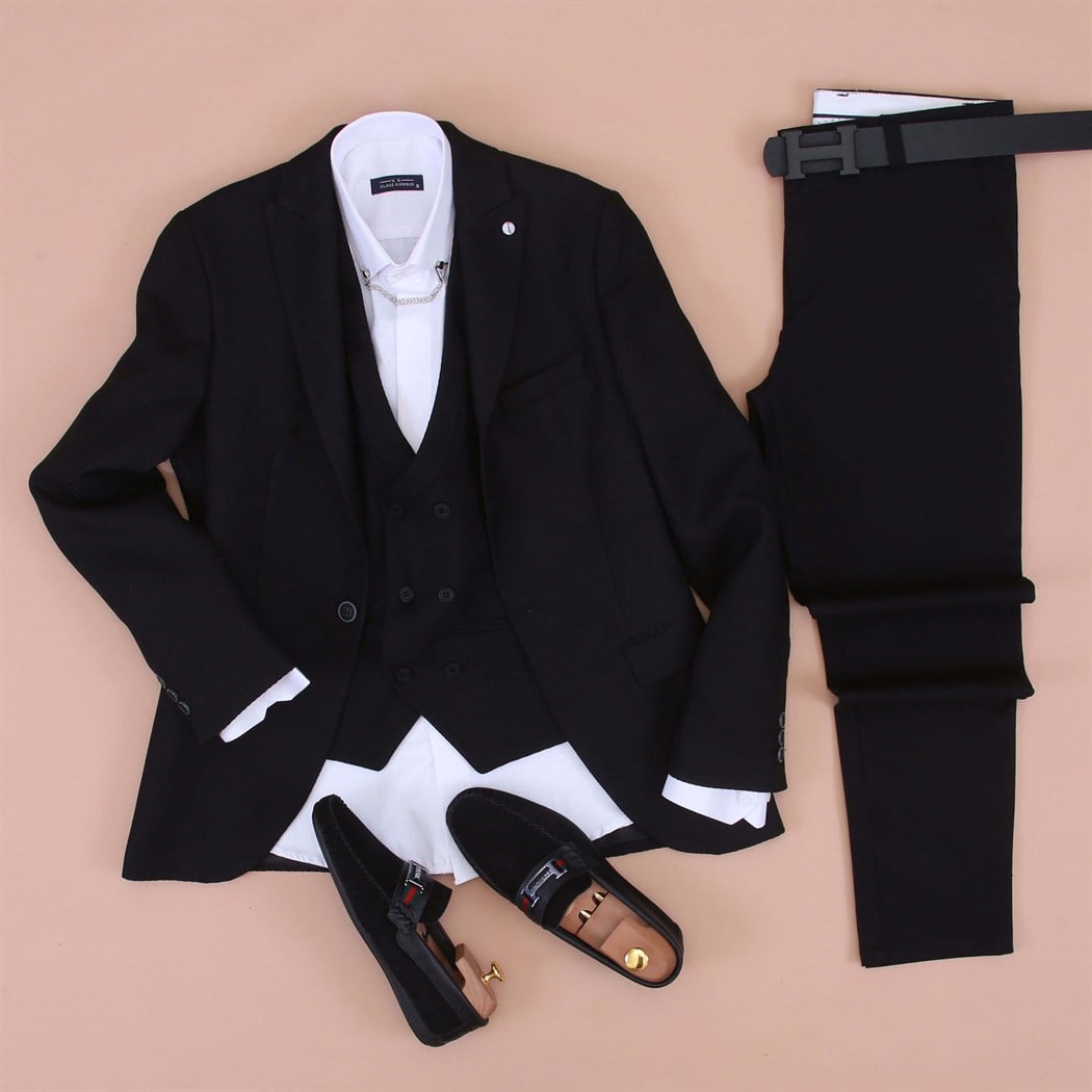 Siyah Klasik Takım 