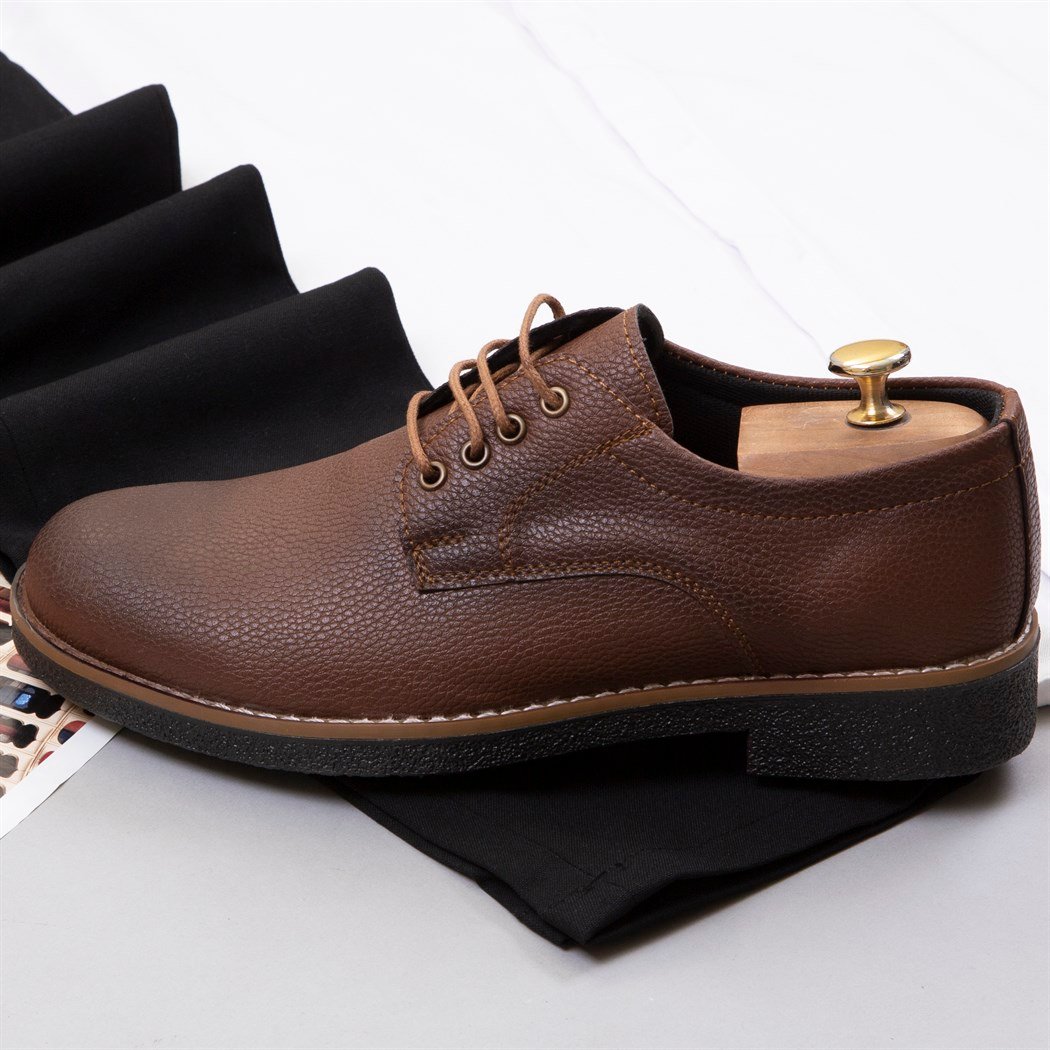 Siyah Kumaş Pantolon Gömlek Ayakkabı Kombin