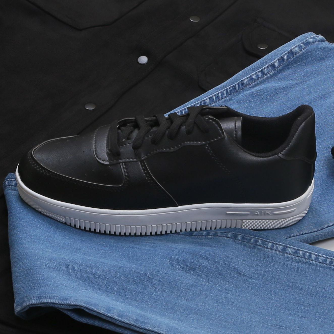 Siyah Nubuk Gömlek Pantolon Ayakkabı Kombin