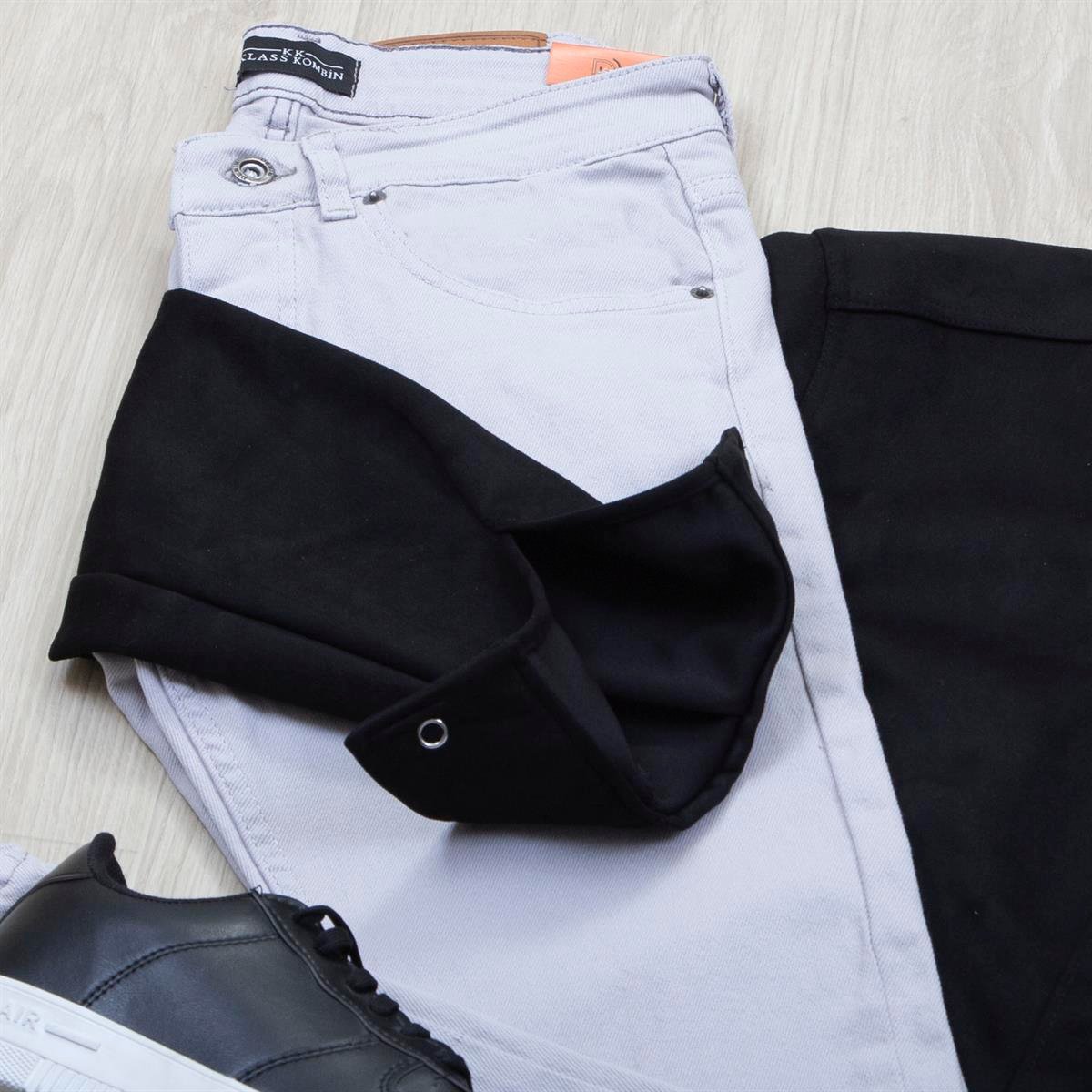 Siyah Nubuk Gömlek Pantolon Ayakkabı Kombin