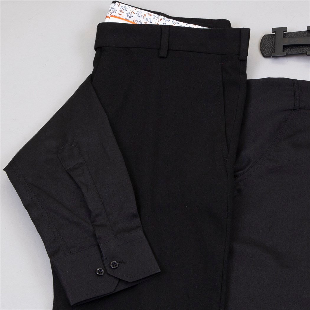 Siyah Pantolon Gömlek Ayakkabı Kombin