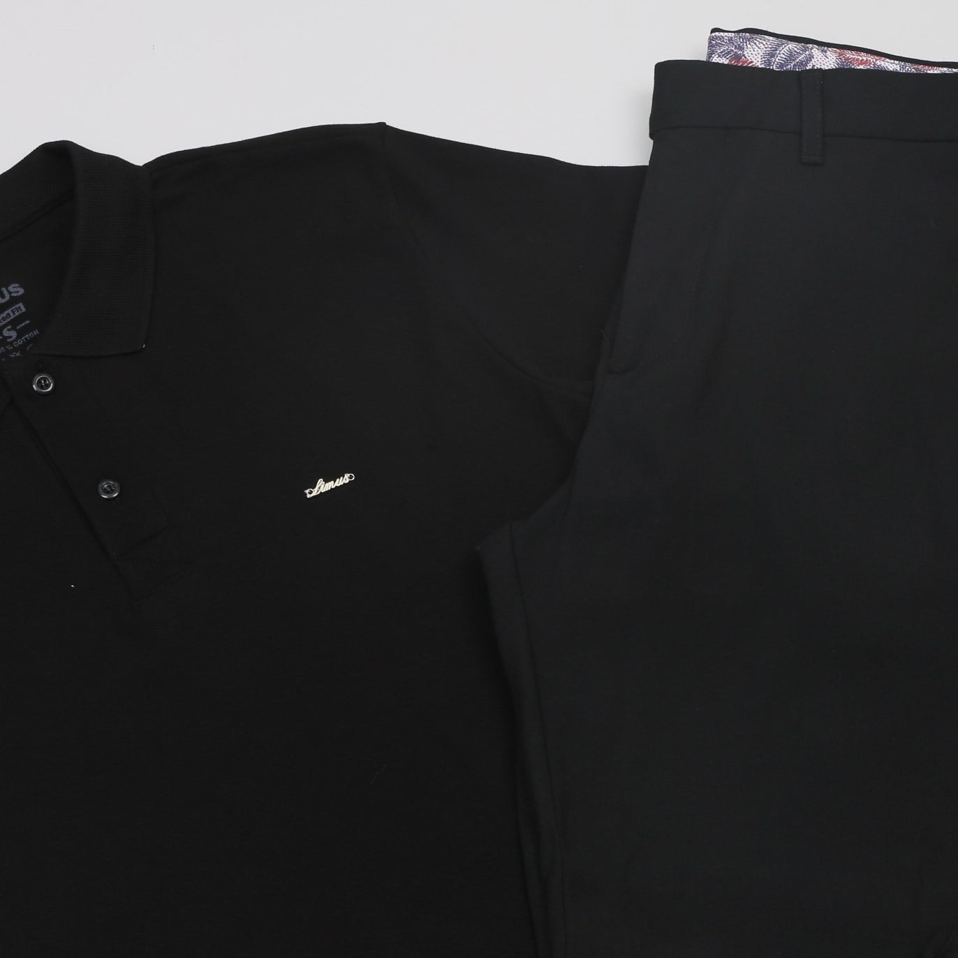 Siyah Polo Yaka Tişört Kot Pantolon Kombini Erkek | Slim Fit Şık Günlük Set