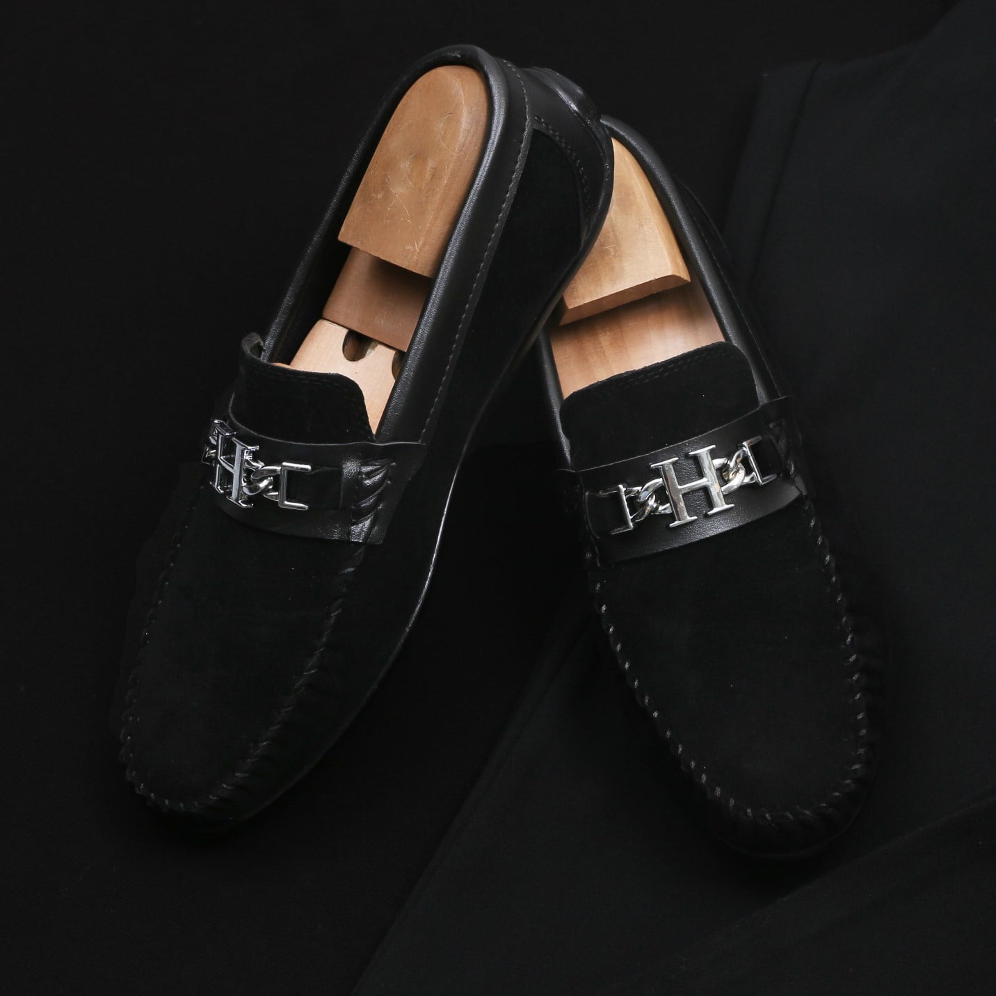 Siyah Polo Yaka Tişört Kot Pantolon Kombini Erkek | Slim Fit Şık Günlük Set