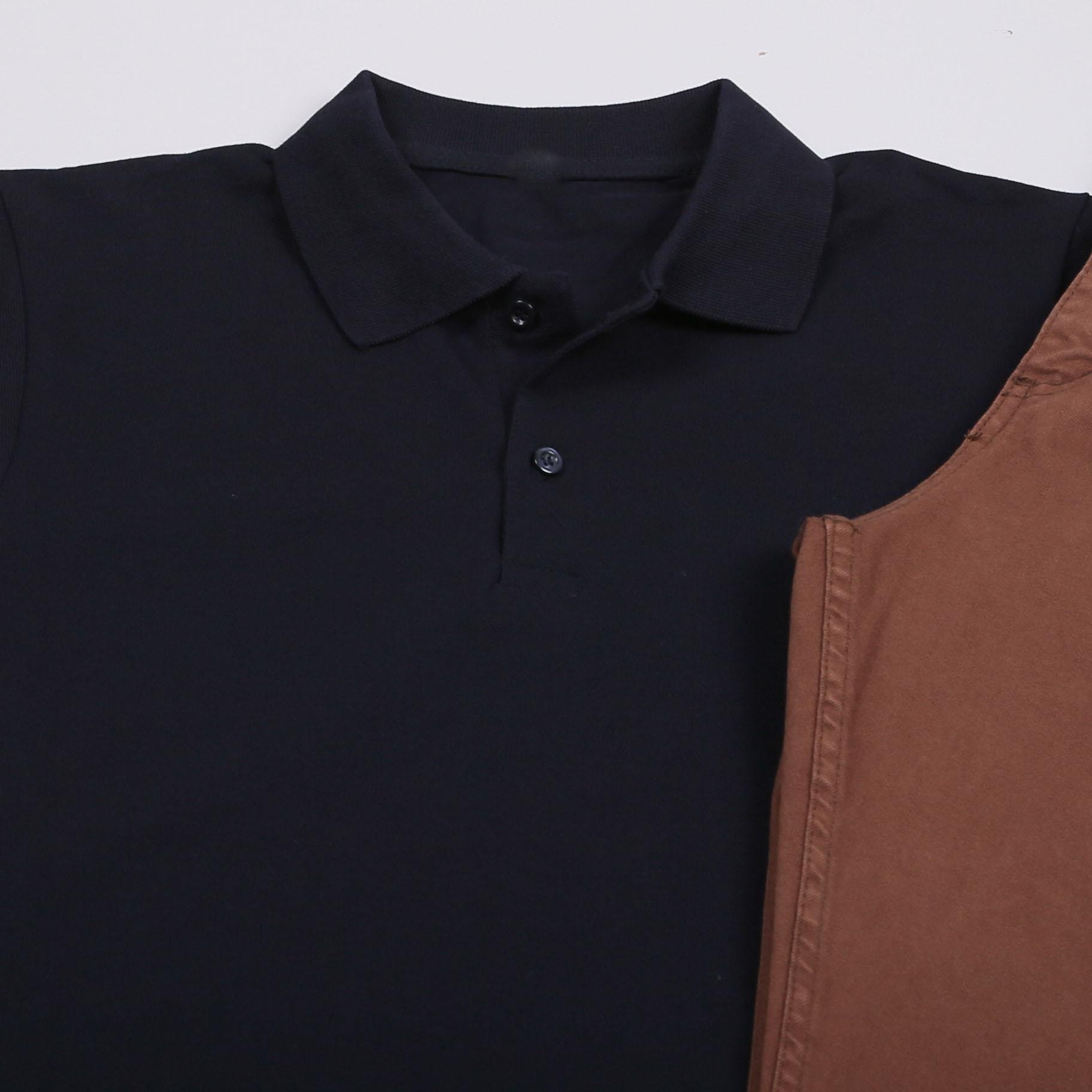 Siyah Polo Yaka Tişört Pantolon Ayakkabı Kombin