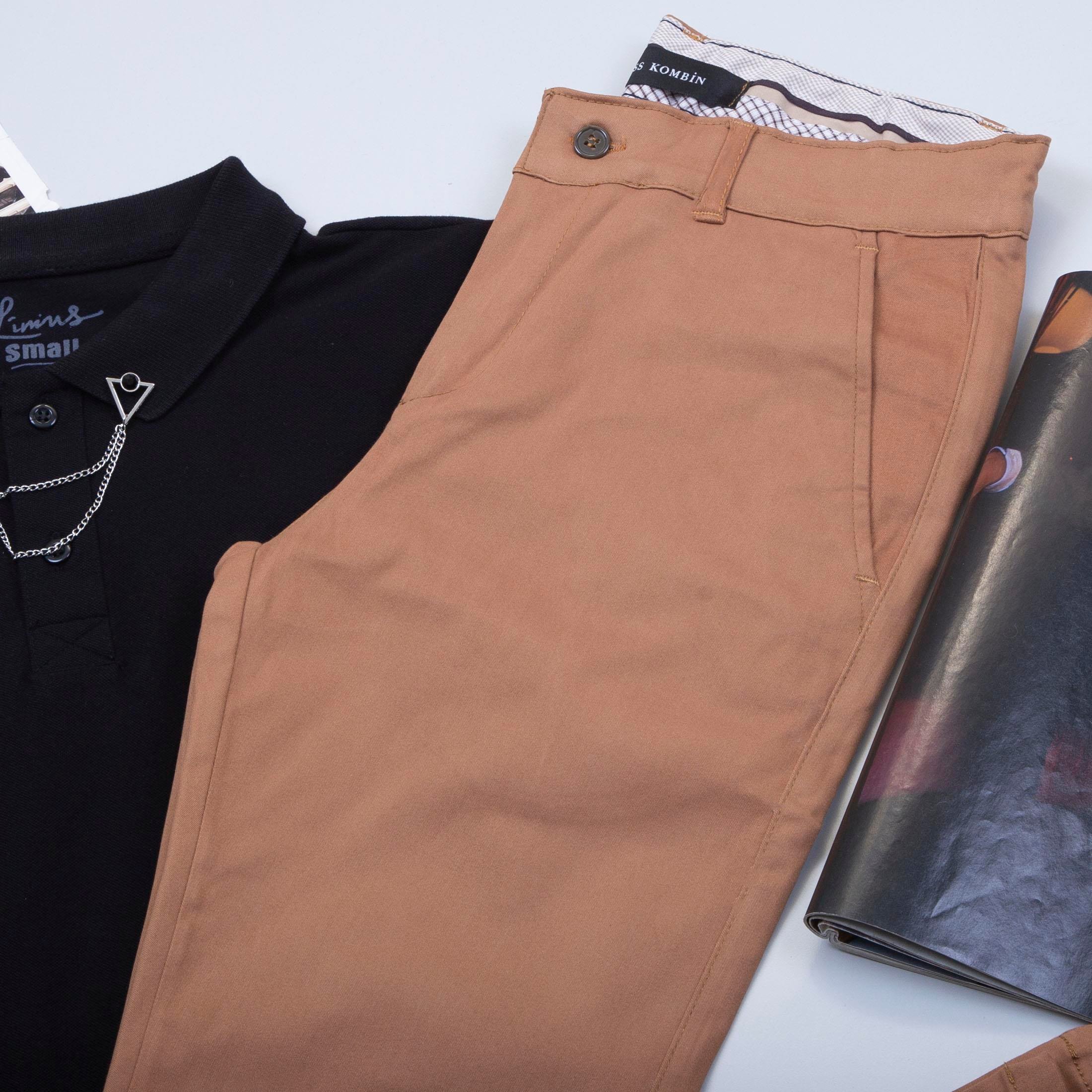 Siyah Polo Yaka Tişört Pantolon Ayakkabı Kombin