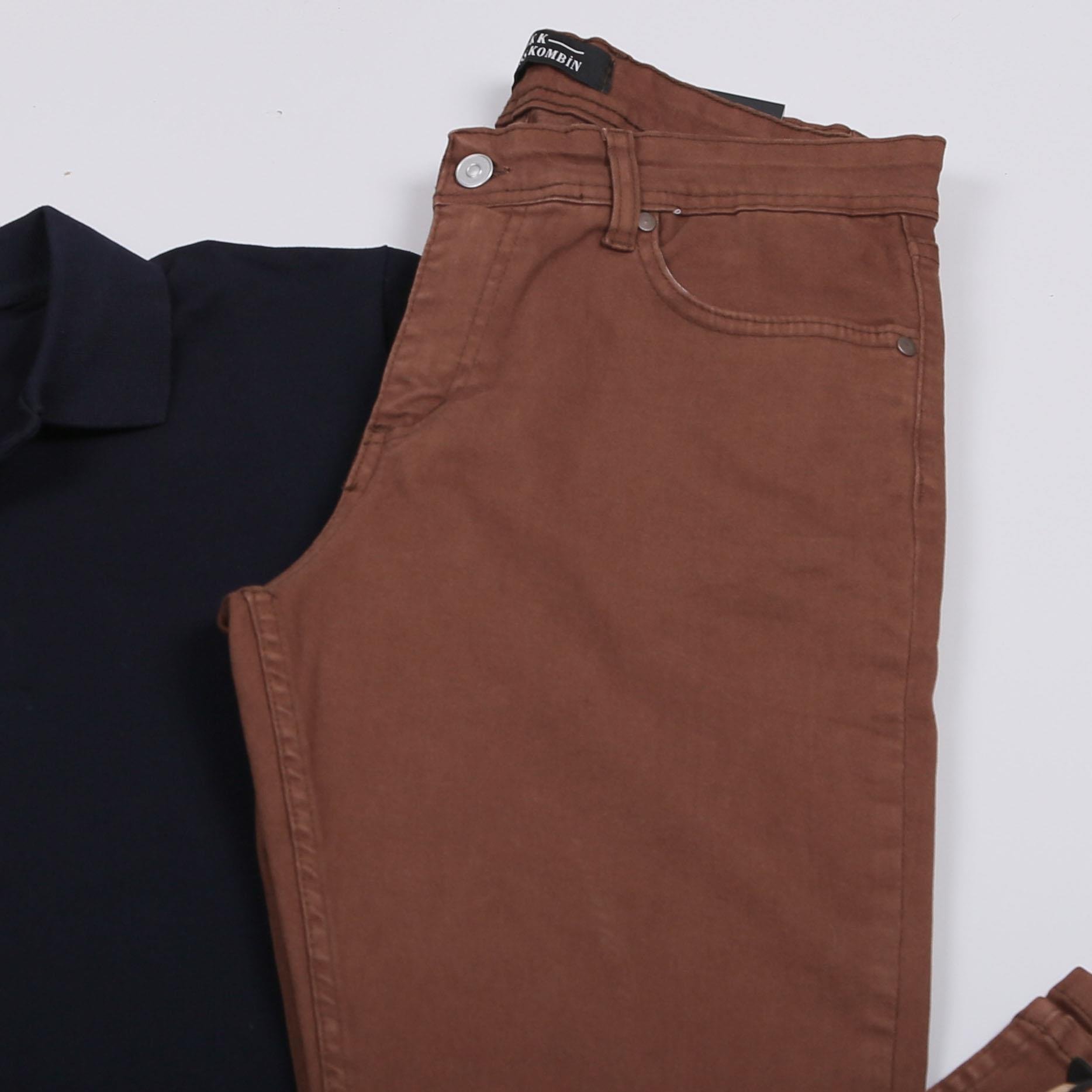 Siyah Polo Yaka Tişört Pantolon Ayakkabı Kombin