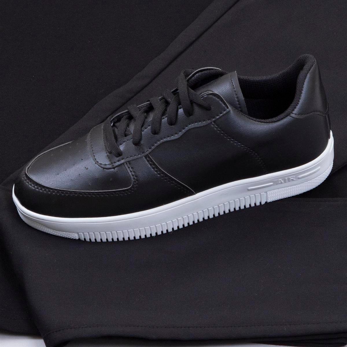 Siyah Polo Yaka Tişört Pantolon Ayakkabı Kombin