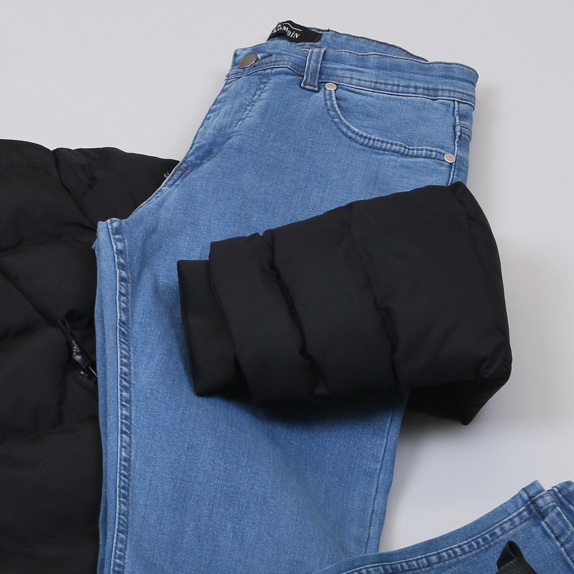 Siyah Şişme Mont Boğazlı Body Pantolon Bot Kombin