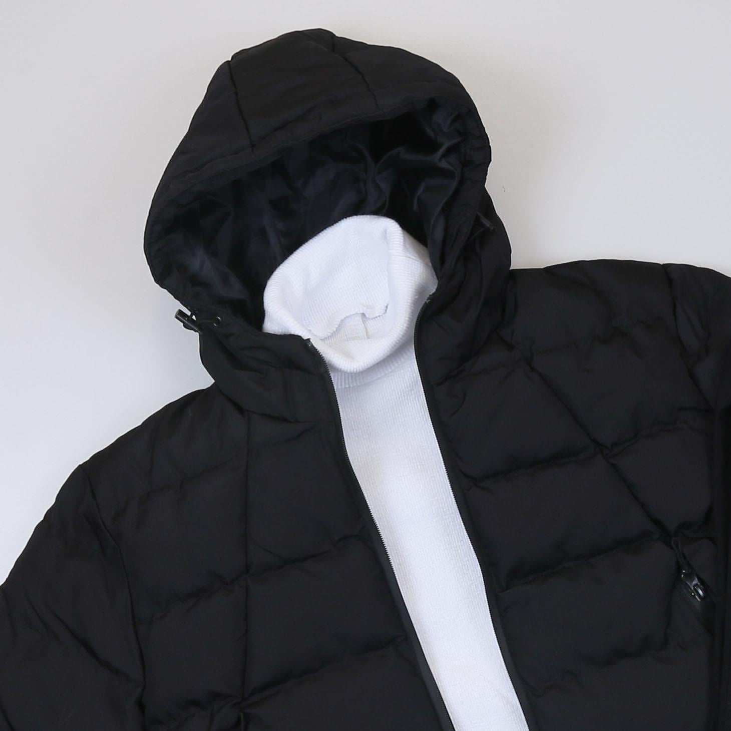 Siyah Şişme Mont Boğazlı Body Pantolon Bot Kombin