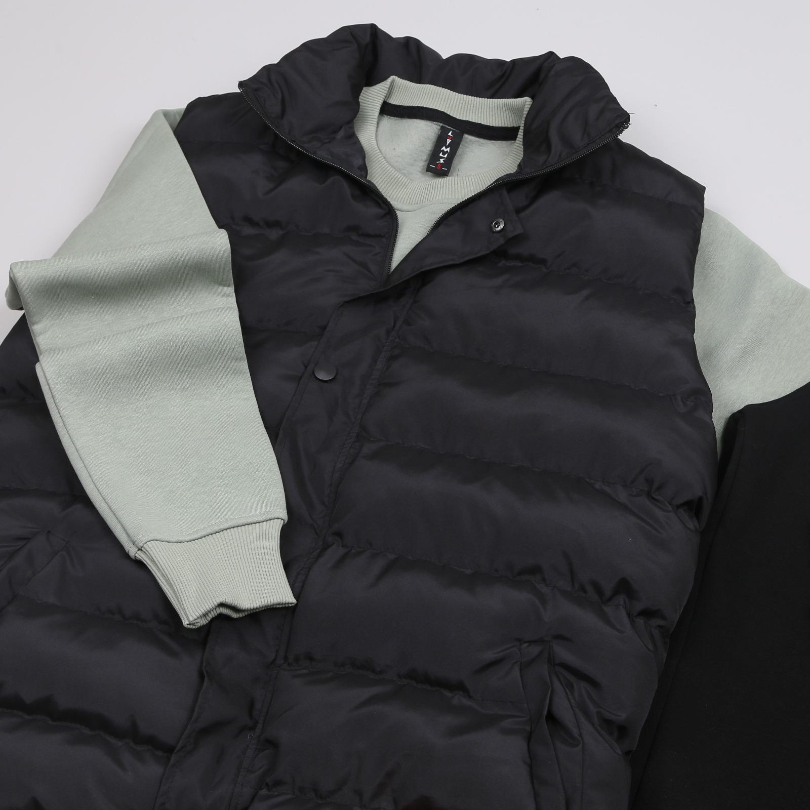 Siyah Şişme Yelek Sweat Eşofman Ayakkabı Kombin