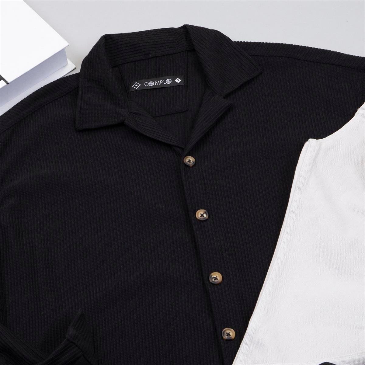 Siyah Spor Gömlek Pantolon Ayakkabı Kombin