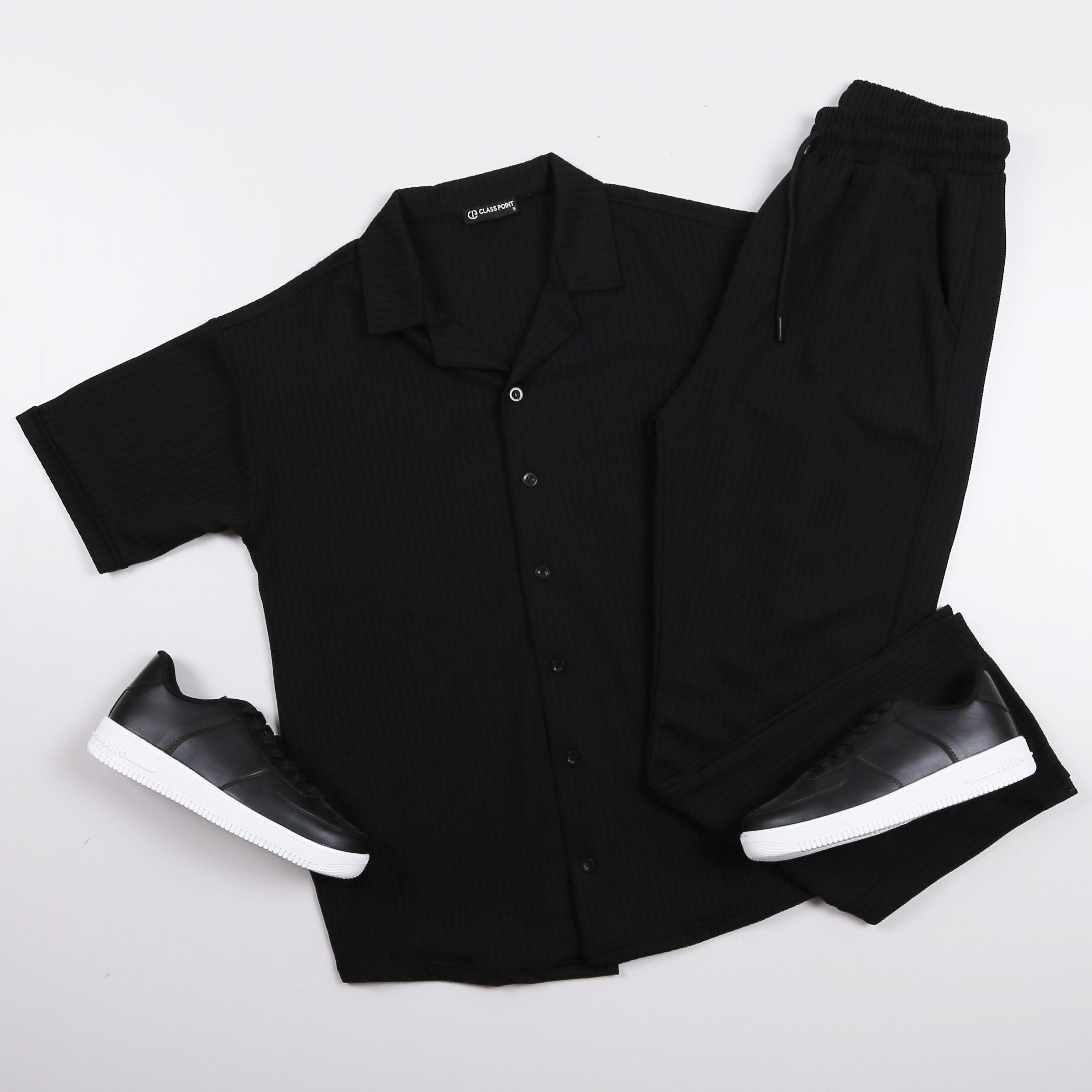 Siyah Spor Takım Ayakkabı Kombin