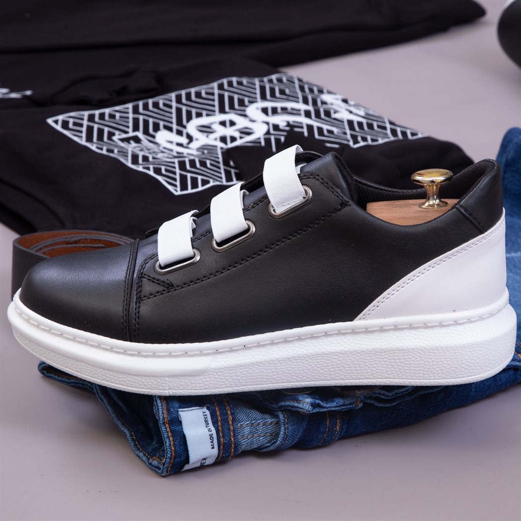 Siyah Sweat Pantolon Ayakkabı Kombin