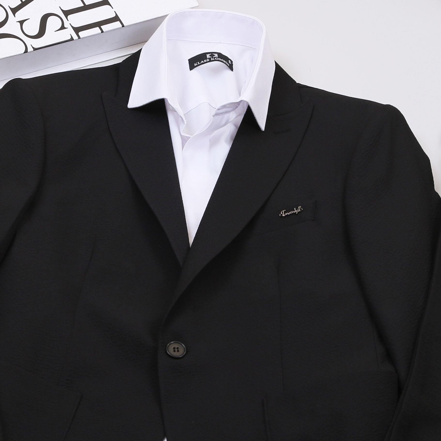 Siyah Takım Elbise Kombini