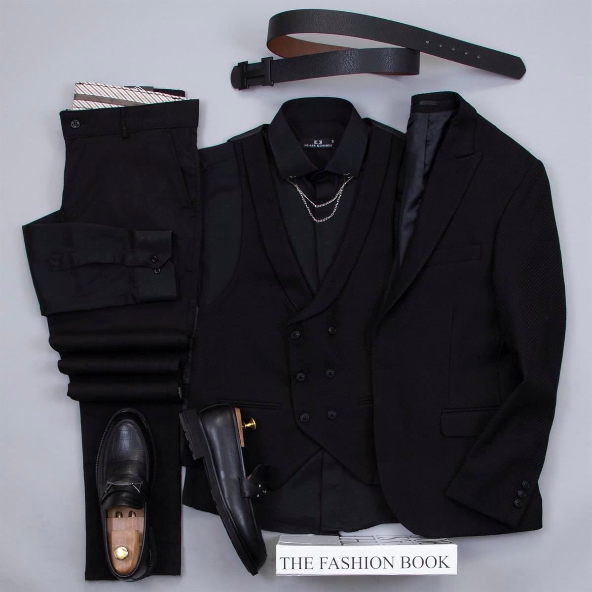 Siyah Takım Elbise Kombini