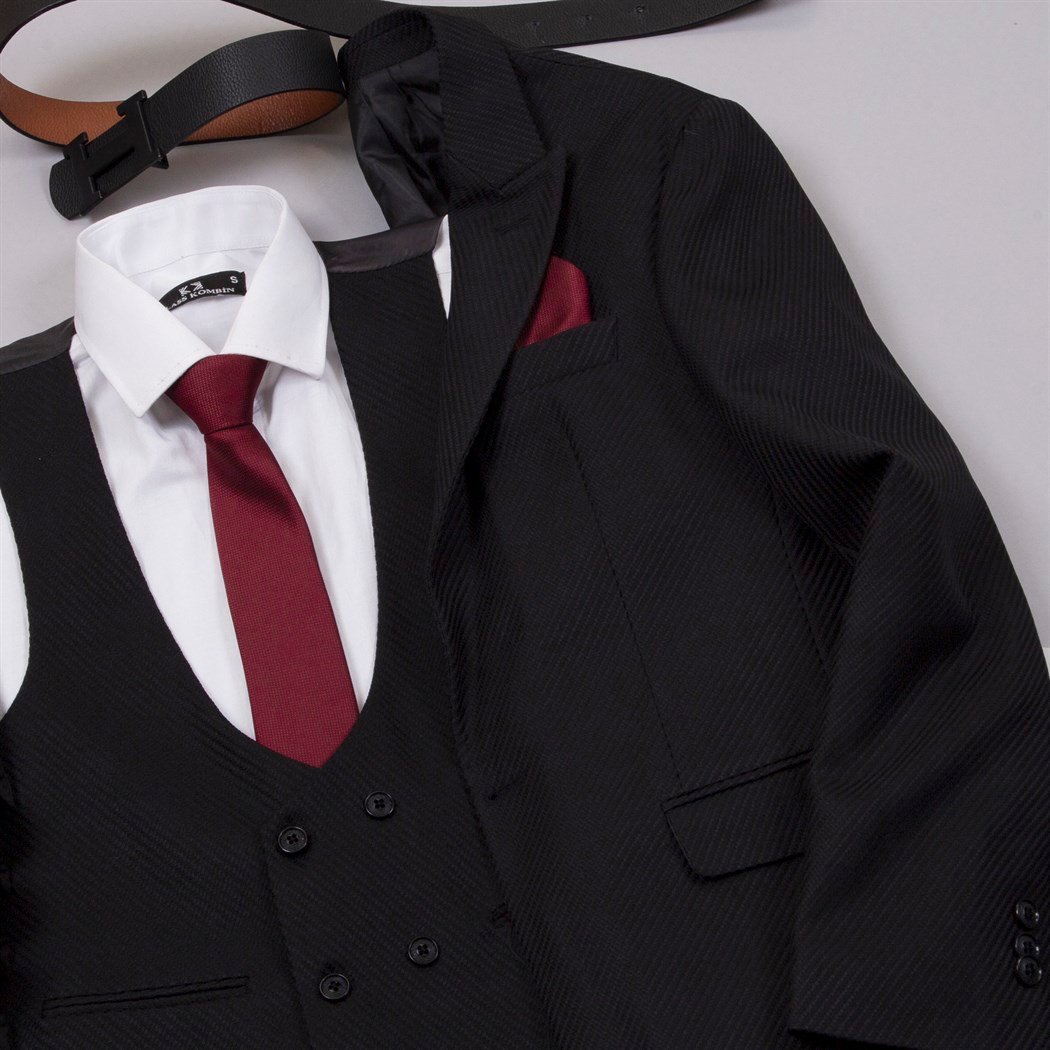 Siyah Takım Elbise Kombini