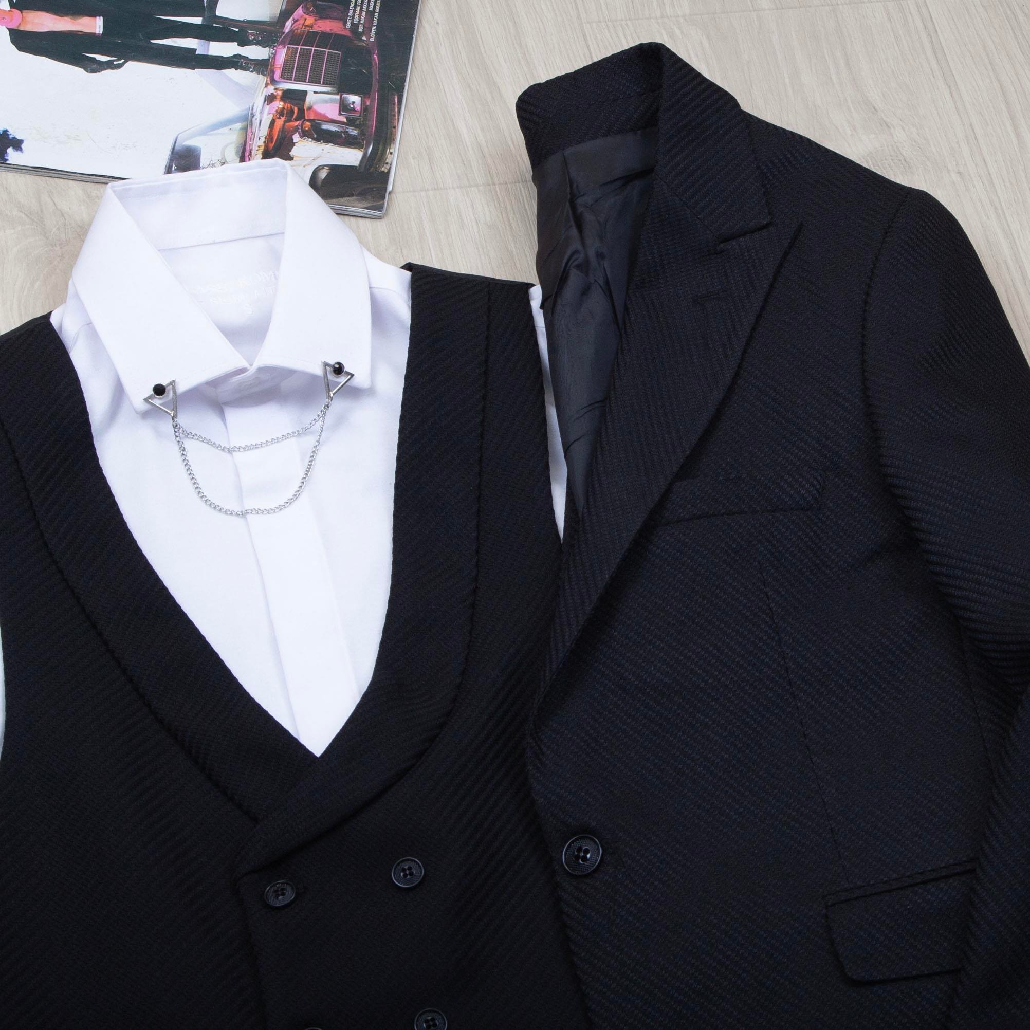 Siyah Takım Elbise Kombini