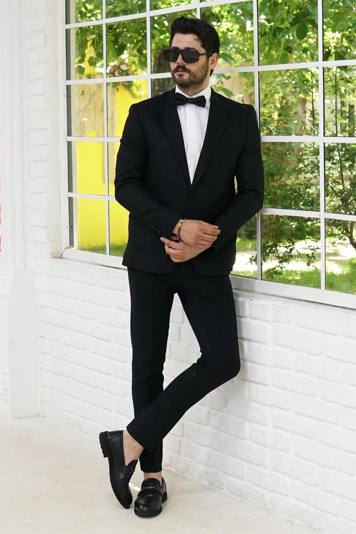 Siyah Takım Elbise Kombini